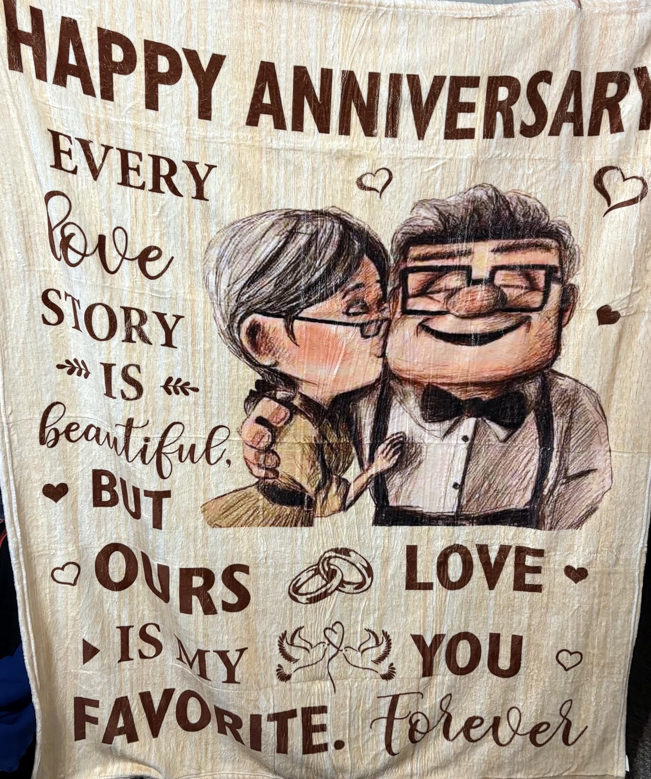 2 Year Anniversary Wedding Gifts for Him Her, Cotton Anniversary Ideas Gift, 2nd Anniversary Blanket Gifts for Him Her Couple, 2 Years of Marriage Decorations Blanket 60 2 Year Anniversary Wedding Gifts for Him Her, Cotton Anniversary Ideas Gift, 2nd Anniversary Blanket Gifts for Him Her Couple, 2 Years of Marriage Decorations Blanket 60