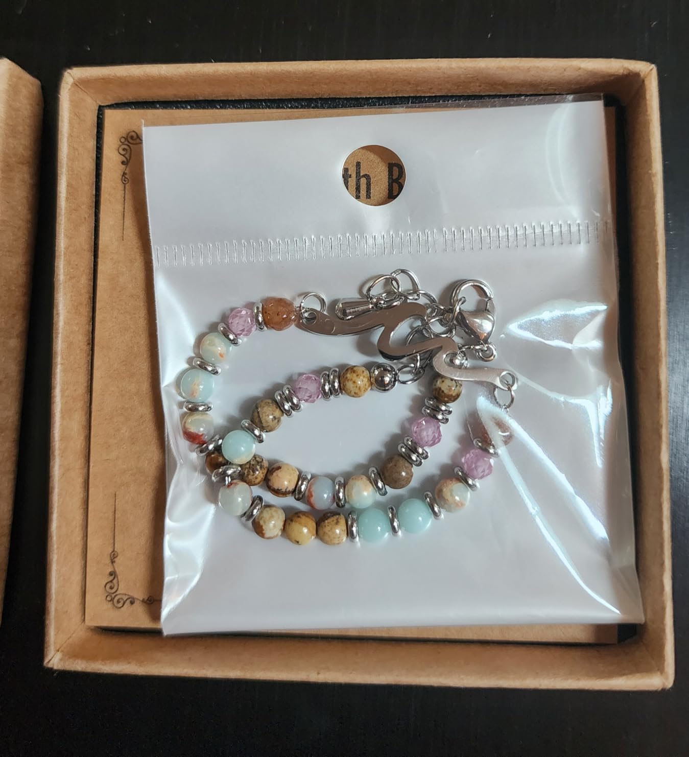 Wave Bracelets for Women, Christmas Stocking Stuffers, Jewelry Gifts for Best Friend, Sister, Mom, Daughter | 21st 30th 40th 50th 60th 70th Birthday Gifts for Women - Customer Photo 2