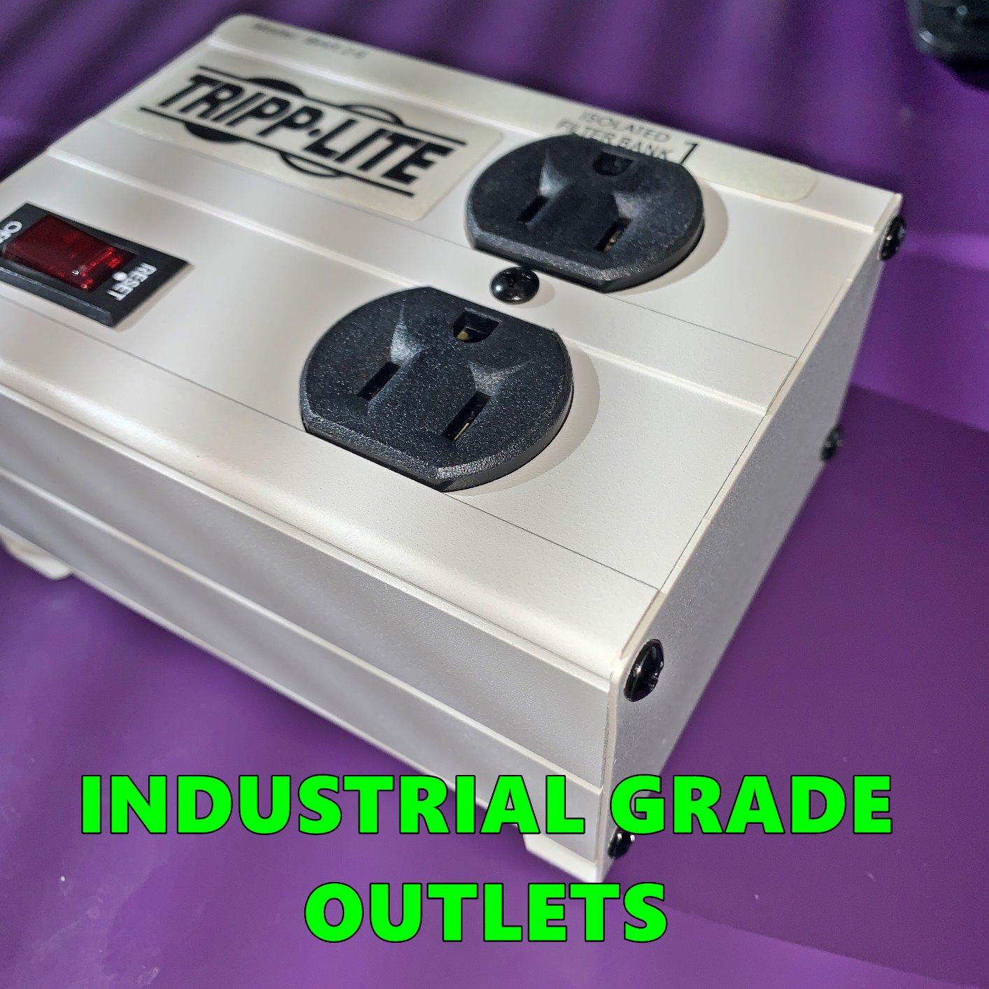 Tripp Lite ISOBAR8ULTRA Isobar 8 Outlet Heavy Duty Power Strip Surge Protector, 3840 Joules, 12ft Cord, Flat Plug, Metal Power Strip, Industrial Garage Work Shop Bench, Under Desk and Wall Mountable Customer Review Tripp Lite ISOBAR8ULTRA Isobar 8 Outlet Heavy Duty Power Strip Surge Protector, 3840 Joules, 12ft Cord, Flat Plug, Metal Power Strip, Industrial Garage Work Shop Bench, Under Desk and Wall Mountable - Customer Photo 3