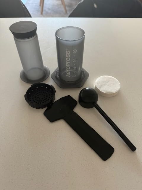 AeroPress Original Coffee Press - All-in-One French Press, Pour-Over & Espresso Style Manual Brewer, 2 Min Brew for Less Bitterness, More Flavor, Small Portable Coffee Maker, Travel & Camping - Customer Photo 5