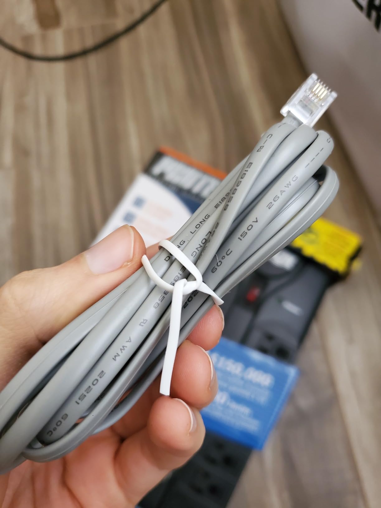 Eaton Tripp Lite TLP1208SAT Home Theater Surge Protector Power Strip, 12 Outlets, Flat Plug 8ft Extension Cord, 2880 Joules Coax, RJ11 and RJ45 Port for Phone, TV, WiFi Router, & Ethernet Protection Customer Review Eaton Tripp Lite TLP1208SAT Home Theater Surge Protector Power Strip, 12 Outlets, Flat Plug 8ft Extension Cord, 2880 Joules Coax, RJ11 and RJ45 Port for Phone, TV, WiFi Router, & Ethernet Protection - Customer Photo 3
