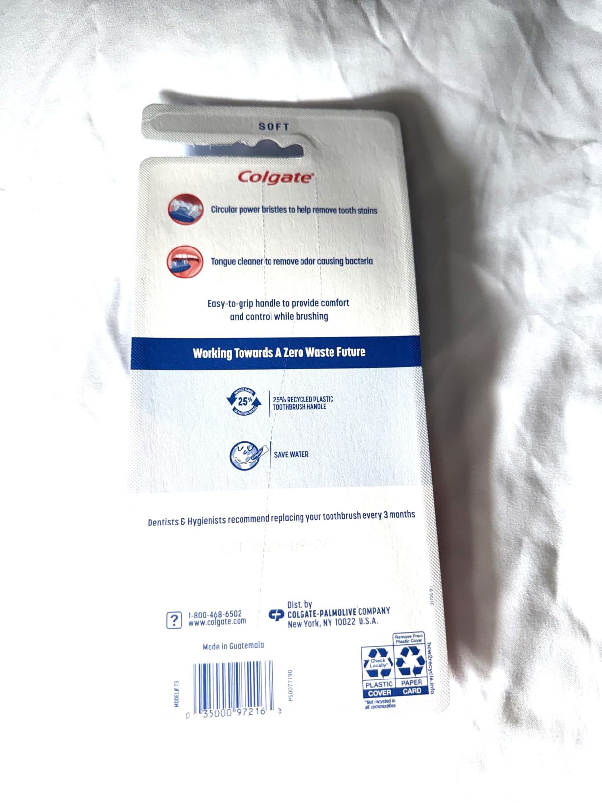 Colgate Extra Clean Toothbrush, Soft Toothbrush for Adults, 6 Count (Pack of 1) - Customer Photo 1