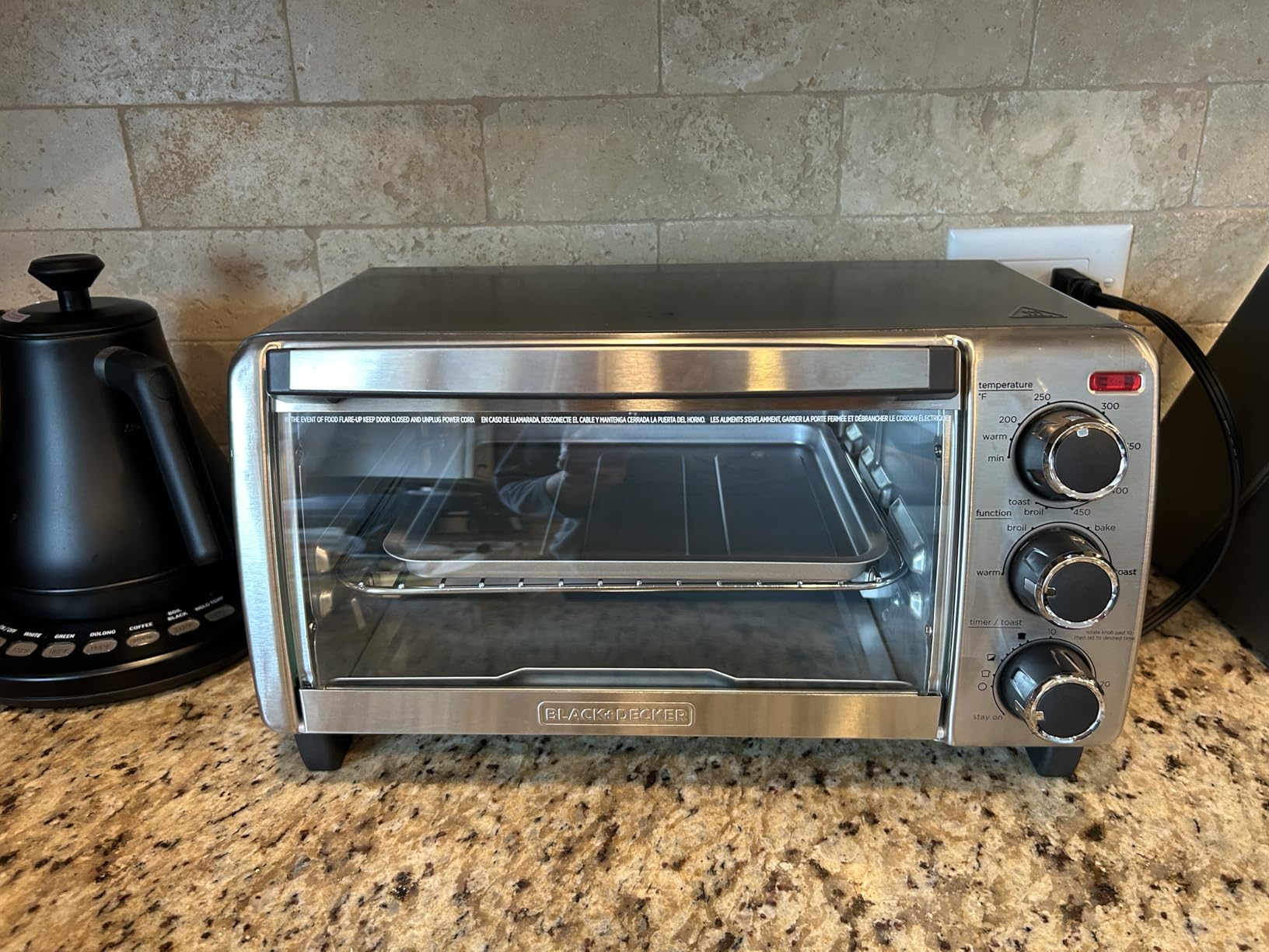 BLACK+DECKER TO1313SBD Toaster Oven, 15.47 Inch, Silver - Customer Photo 2