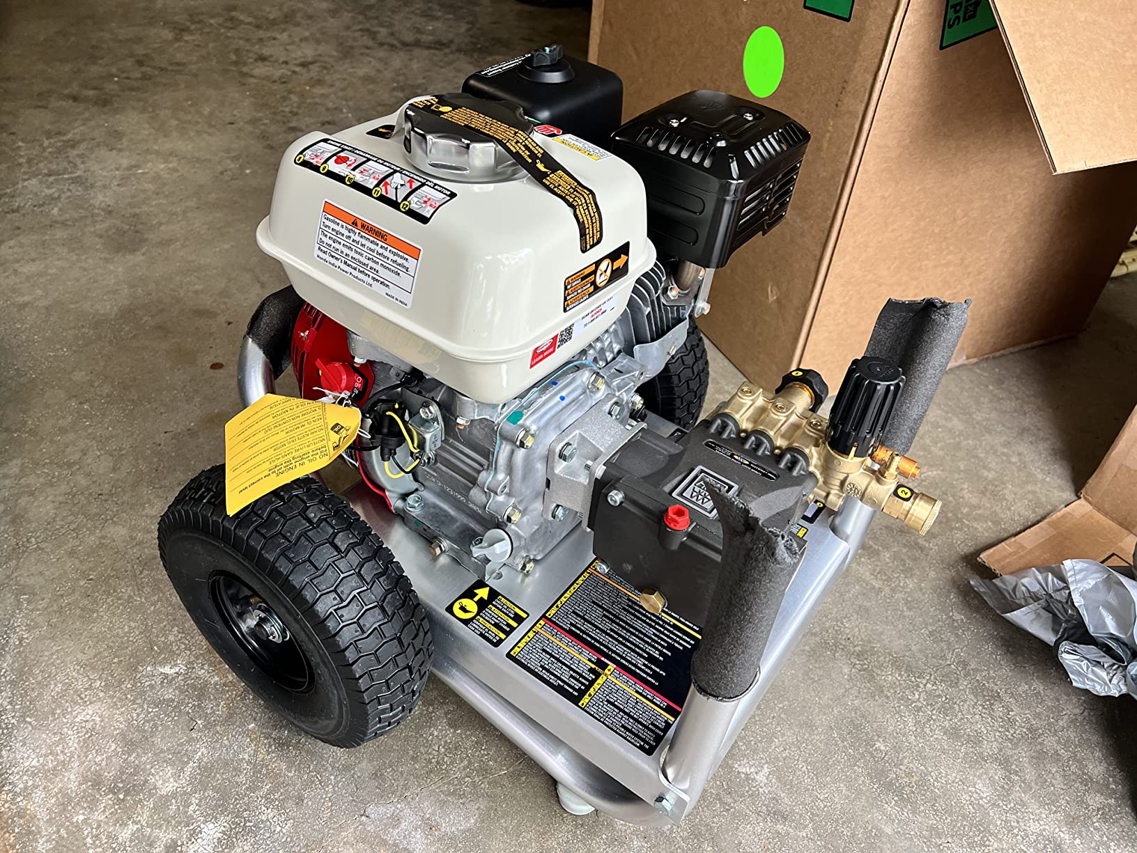 Simpson Cleaning 3600 PSI Gas Pressure Washer, 2.5 GPM Power Washer for Commercial Use, Honda GX200 Engine, 35-Foot MorFlex Hose, Aluminum Series, 49-State (ALH3425) Customer Review Simpson Cleaning 3600 PSI Gas Pressure Washer, 2.5 GPM Power Washer for Commercial Use, Honda GX200 Engine, 35-Foot MorFlex Hose, Aluminum Series, 49-State (ALH3425) - Customer Photo 4