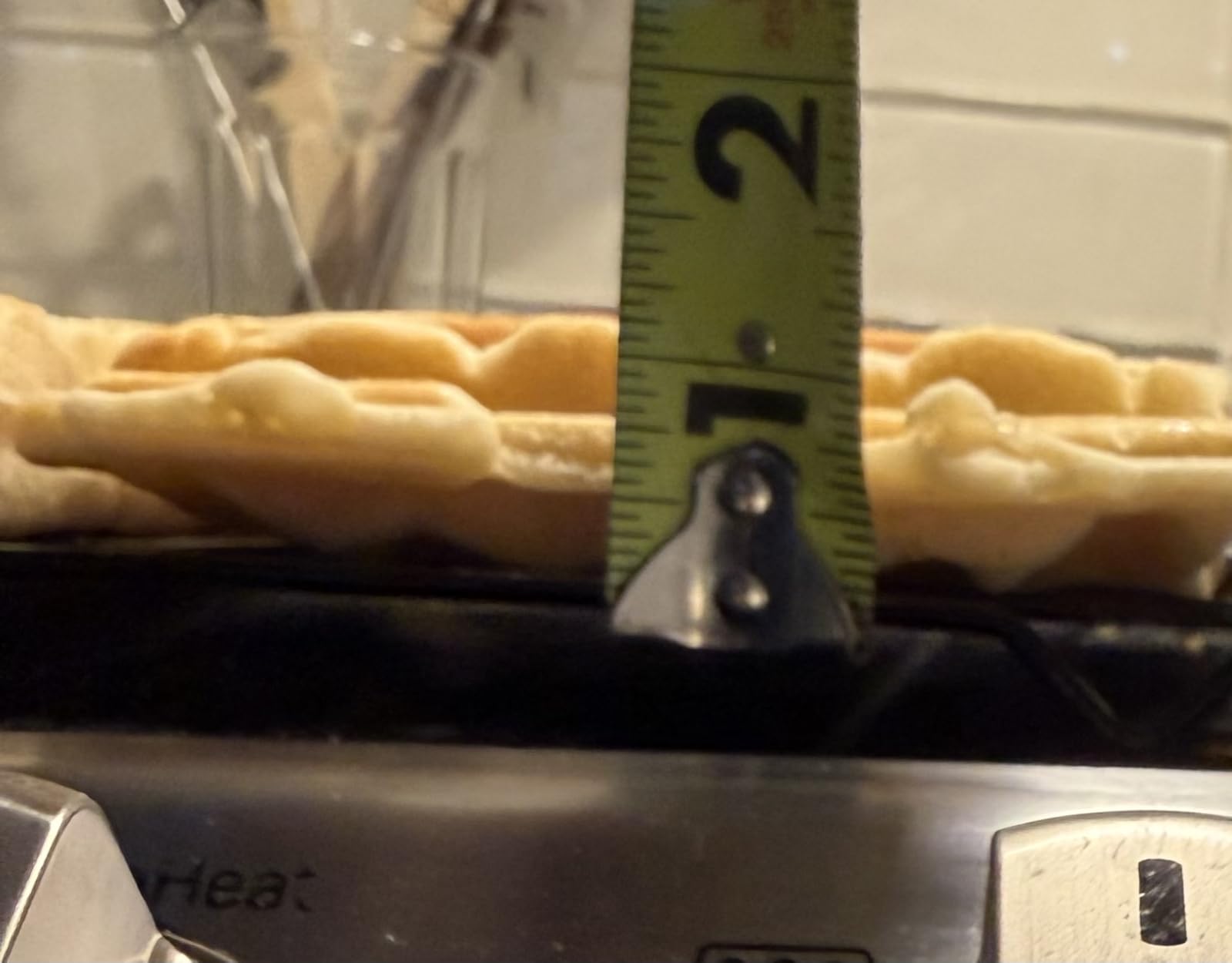 KRUPS 4-Slice Belgian Waffle Maker: Stainless Steel, 5 Browning Levels, Audible Ready Beep, Removable Plates, 1200W, Silver/Black, Large Waffle Maker Family Size Customer Review KRUPS 4-Slice Belgian Waffle Maker: Stainless Steel, 5 Browning Levels, Audible Ready Beep, Removable Plates, 1200W, Silver/Black, Large Waffle Maker Family Size - Customer Photo 1