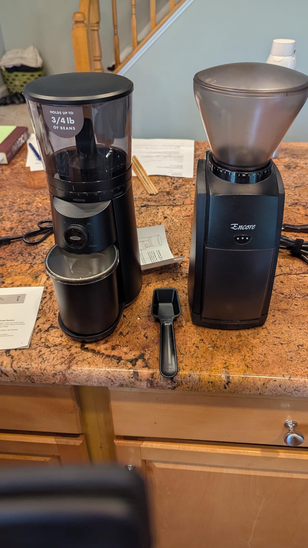 OXO Brew Conical Burr Coffee Grinder - Silver, Stainless Steel Burrs, One-Touch Automatic Smart Grind Customer Review OXO Brew Conical Burr Coffee Grinder - Silver, Stainless Steel Burrs, One-Touch Automatic Smart Grind - Customer Photo 5