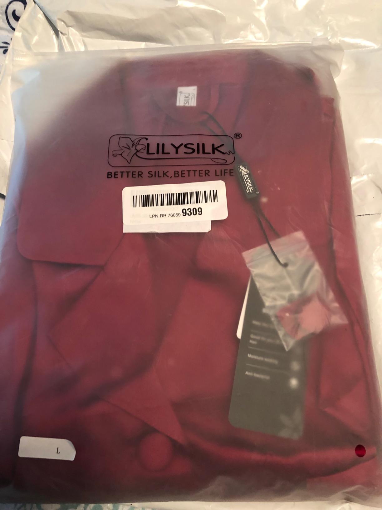 LilySilk Silk Pajamas for Women Pure Full Length Long 22 Momme 100% Mulberry Silk Luxury - Customer Photo 3