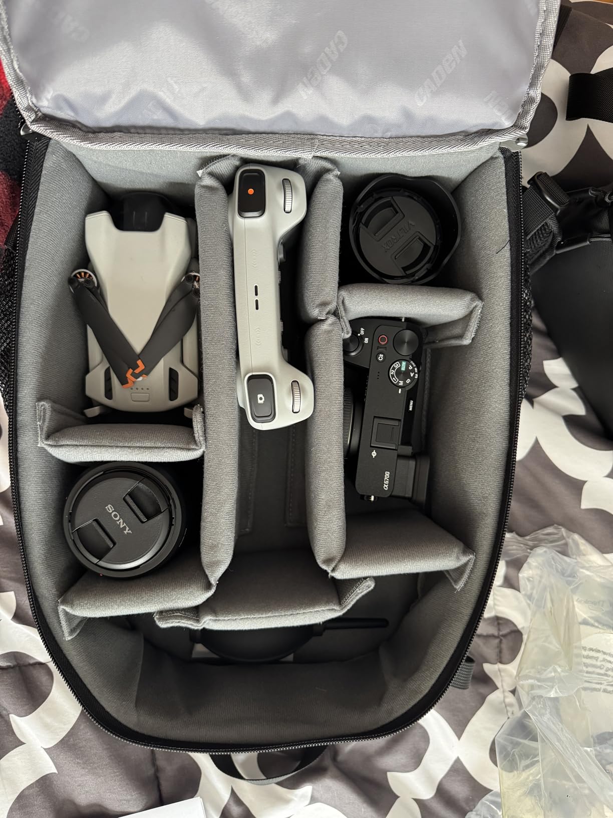 CADeN Camera Backpack Bag Professional for DSLR/SLR Mirrorless Camera Waterproof, Camera Case Compatible for Sony Canon Nikon Customer Review CADeN Camera Backpack Bag Professional for DSLR/SLR Mirrorless Camera Waterproof, Camera Case Compatible for Sony Canon Nikon - Customer Photo 2
