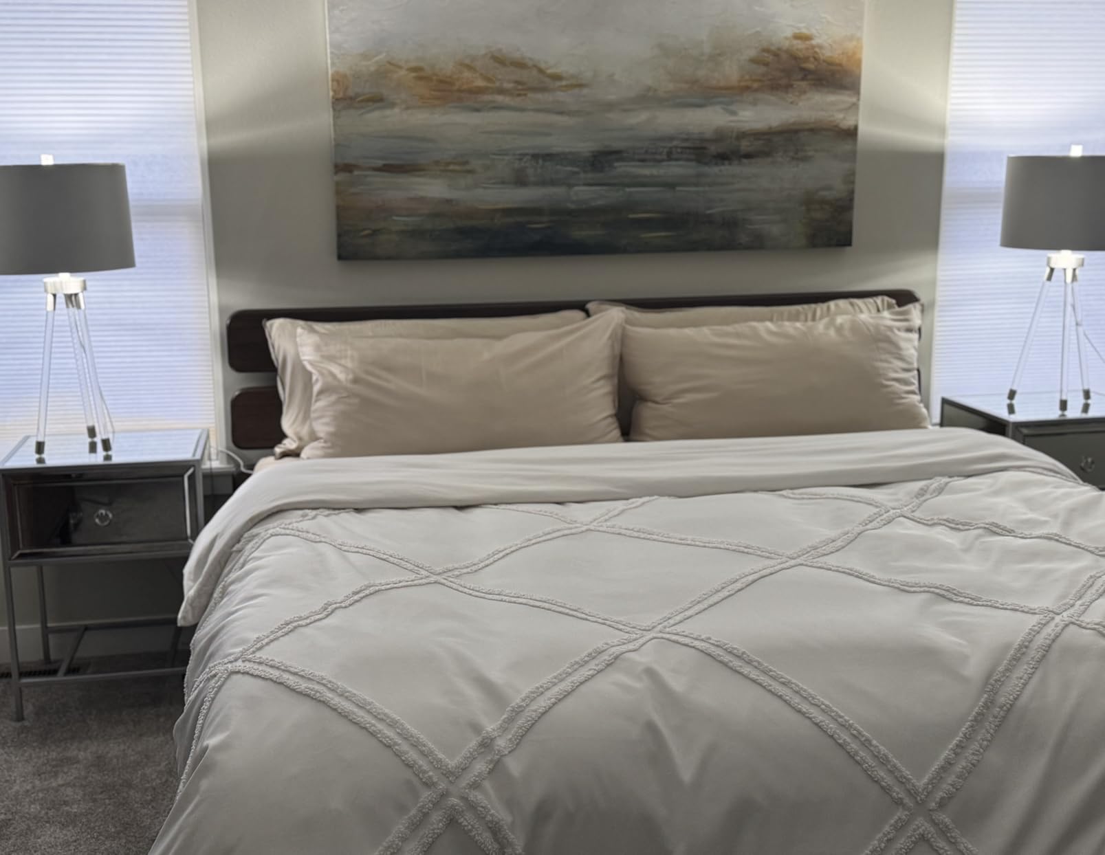 King Sheets by Pure Bamboo, Genuine 100% Organic Viscose Derived from Bamboo Bed Sheet Set, Soft & Cooling, Double Stitching, 2 Year Quality Promise (King, White) Customer Review King Sheets by Pure Bamboo, Genuine 100% Organic Viscose Derived from Bamboo Bed Sheet Set, Soft & Cooling, Double Stitching, 2 Year Quality Promise (King, White) - Customer Photo 4
