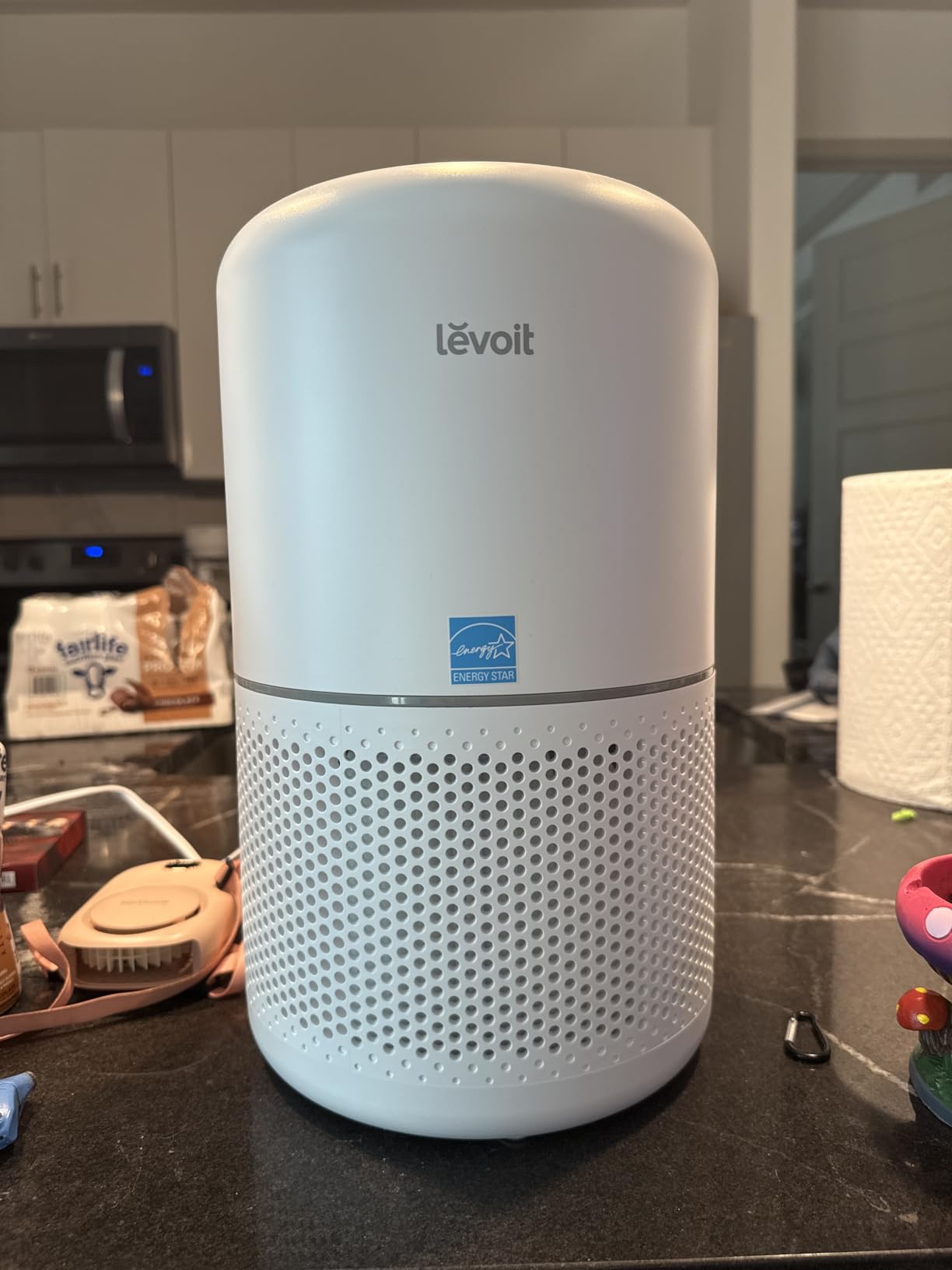 LEVOIT Air Purifier for Home Allergens Pet Hair in Bedroom, Covers Up to 1073 ft² by 56W High Torque Motor, AHAM VERIFIDE, 3-in-1 Filter with HEPA Sleep Mode, Remove Dust Smoke Odor, Core300-P, White Customer Review LEVOIT Air Purifier for Home Allergens Pet Hair in Bedroom, Covers Up to 1073 ft² by 56W High Torque Motor, AHAM VERIFIDE, 3-in-1 Filter with HEPA Sleep Mode, Remove Dust Smoke Odor, Core300-P, White - Customer Photo 1
