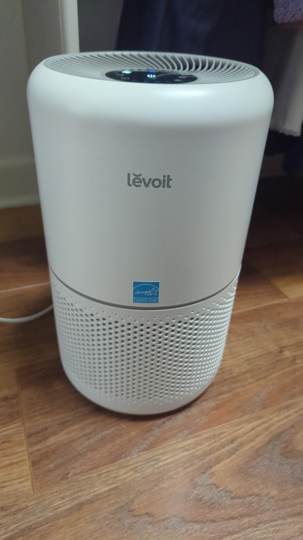 LEVOIT Air Purifier for Home Allergens Pet Hair in Bedroom, Covers Up to 1073 ft² by 56W High Torque Motor, AHAM VERIFIDE, 3-in-1 Filter with HEPA Sleep Mode, Remove Dust Smoke Odor, Core300-P, White Customer Review LEVOIT Air Purifier for Home Allergens Pet Hair in Bedroom, Covers Up to 1073 ft² by 56W High Torque Motor, AHAM VERIFIDE, 3-in-1 Filter with HEPA Sleep Mode, Remove Dust Smoke Odor, Core300-P, White - Customer Photo 2