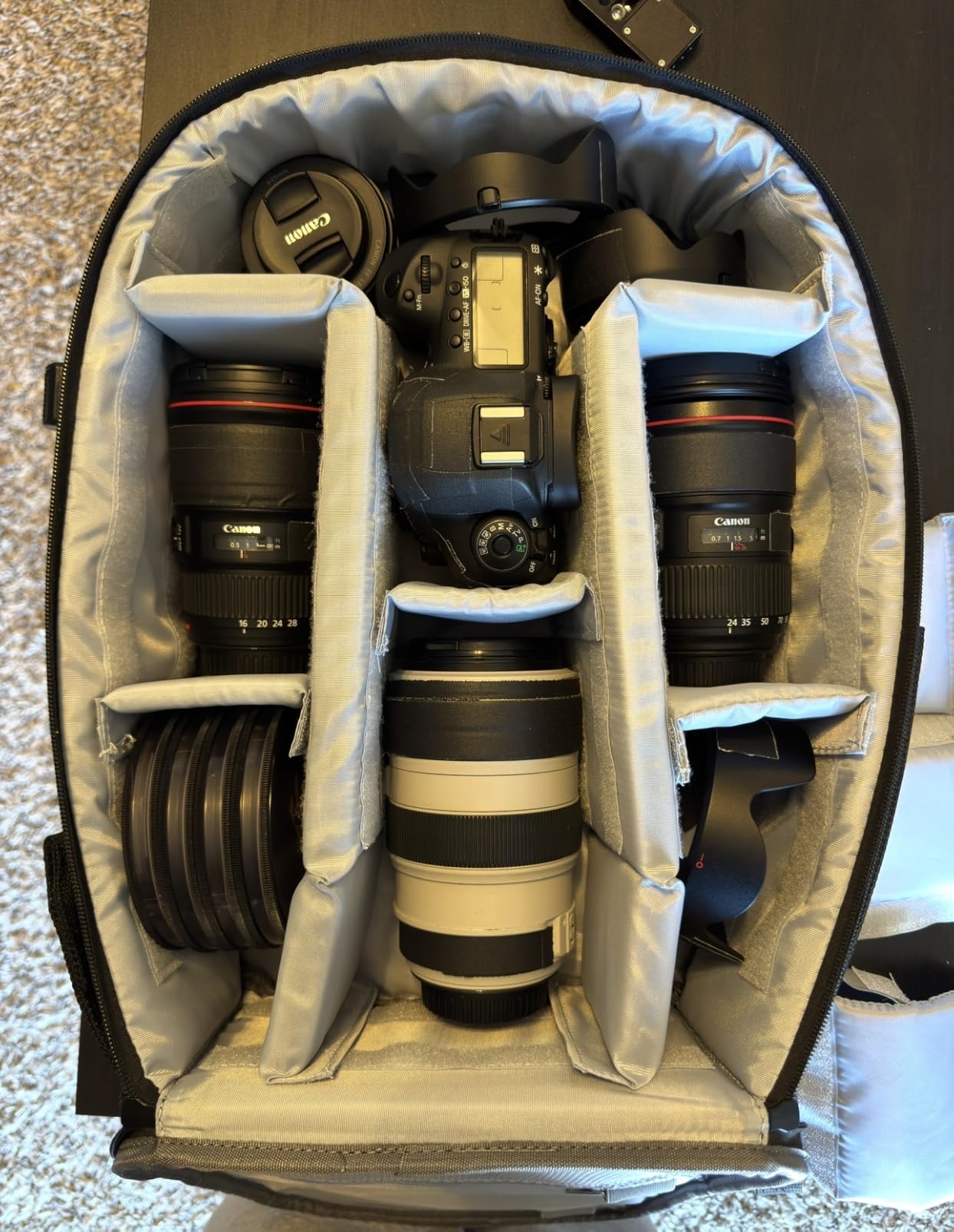 MOSISO Camera Backpack, DSLR/SLR/Mirrorless Photography Camera Bag 15-16 inch Waterproof Hardshell Case with Tripod Holder&Laptop Compartment Compatible with Canon/Nikon/Sony, Black Customer Review MOSISO Camera Backpack, DSLR/SLR/Mirrorless Photography Camera Bag 15-16 inch Waterproof Hardshell Case with Tripod Holder&Laptop Compartment Compatible with Canon/Nikon/Sony, Black - Customer Photo 1