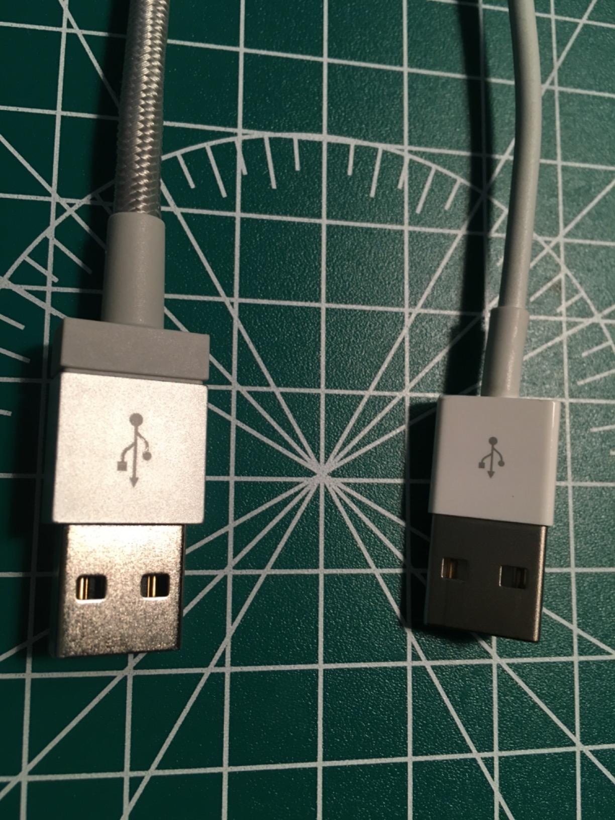 Amazon Basics USB-A to Lightning Charger Cable, MFi Certified, Nylon Braided Cord, Fast Charging for Apple iPhone 14 13 12 11 X Xs Pro, Pro Max, Plus, iPad, 6 Foot, Silver Customer Review Amazon Basics USB-A to Lightning Charger Cable, MFi Certified, Nylon Braided Cord, Fast Charging for Apple iPhone 14 13 12 11 X Xs Pro, Pro Max, Plus, iPad, 6 Foot, Silver - Customer Photo 3