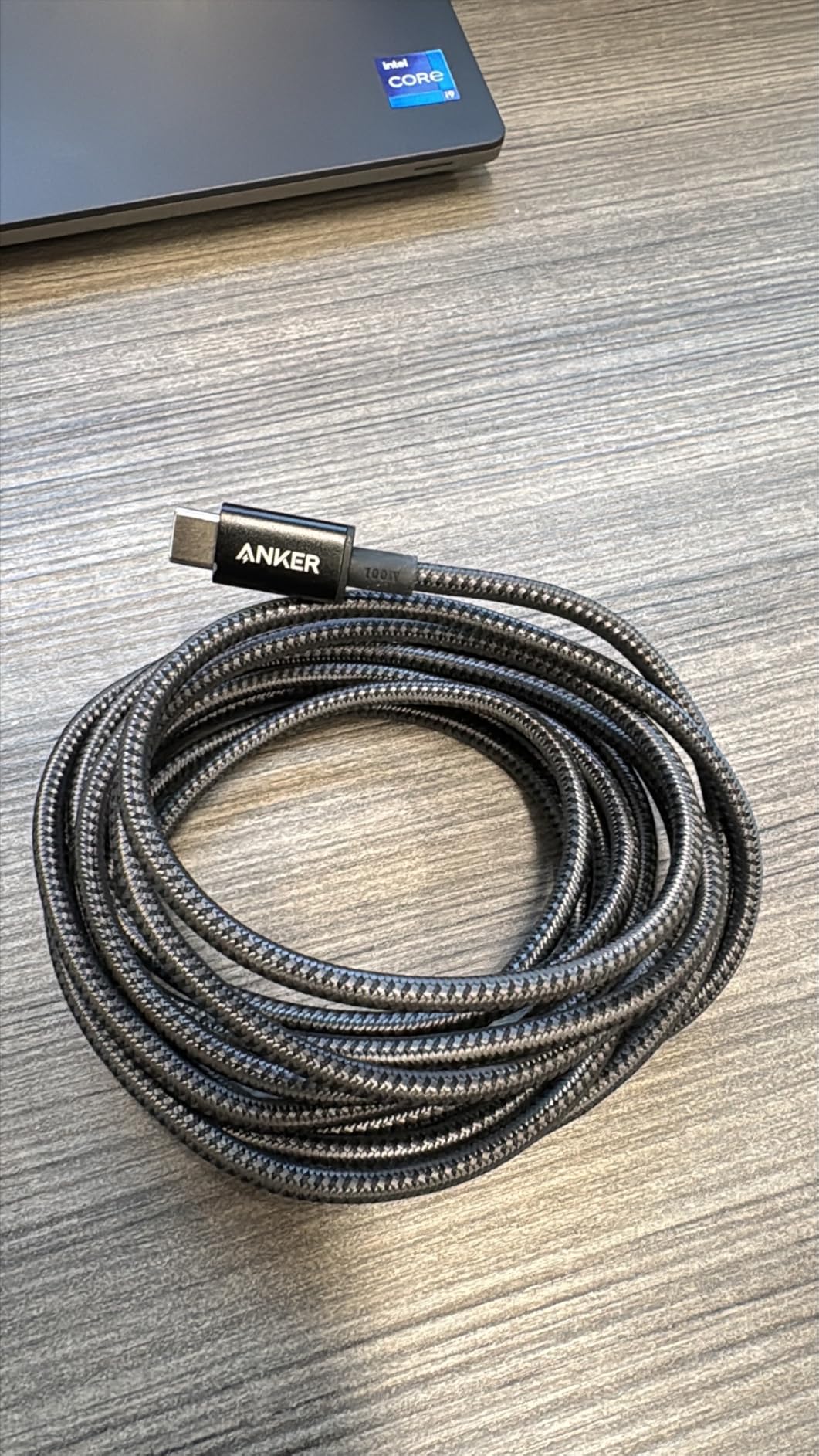 Anker USB C to USB C Cable, Type-C Charging Cord Fast Charge(10FT,100W), for iPhone 17/17 pro, MacBook and More(Black) Customer Review Anker USB C to USB C Cable, Type-C Charging Cord Fast Charge(10FT,100W), for iPhone 17/17 pro, MacBook and More(Black) - Customer Photo 2