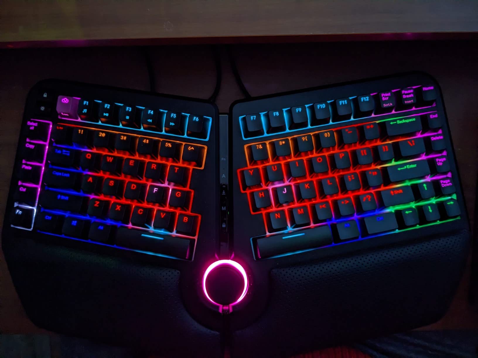 Cloud Nine ErgoTKL Ergonomic Tenkeyless Mechanical Keyboard for PC – Kailh Brown – TKL RGB Backlit Ergo Split Key Board Customer Review Cloud Nine ErgoTKL Ergonomic Tenkeyless Mechanical Keyboard for PC – Kailh Brown – TKL RGB Backlit Ergo Split Key Board - Customer Photo 1
