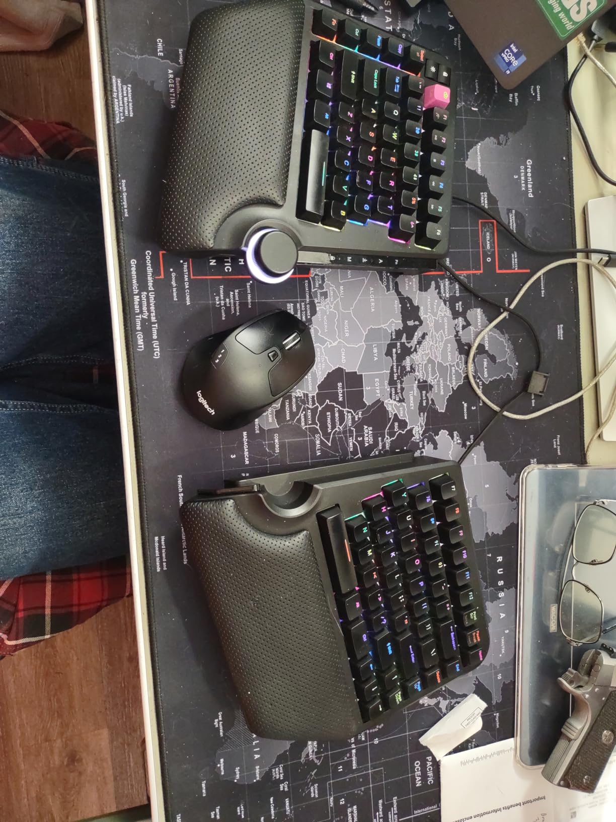 Cloud Nine ErgoTKL Ergonomic Tenkeyless Mechanical Keyboard for PC – Kailh Brown – TKL RGB Backlit Ergo Split Key Board Customer Review Cloud Nine ErgoTKL Ergonomic Tenkeyless Mechanical Keyboard for PC – Kailh Brown – TKL RGB Backlit Ergo Split Key Board - Customer Photo 3
