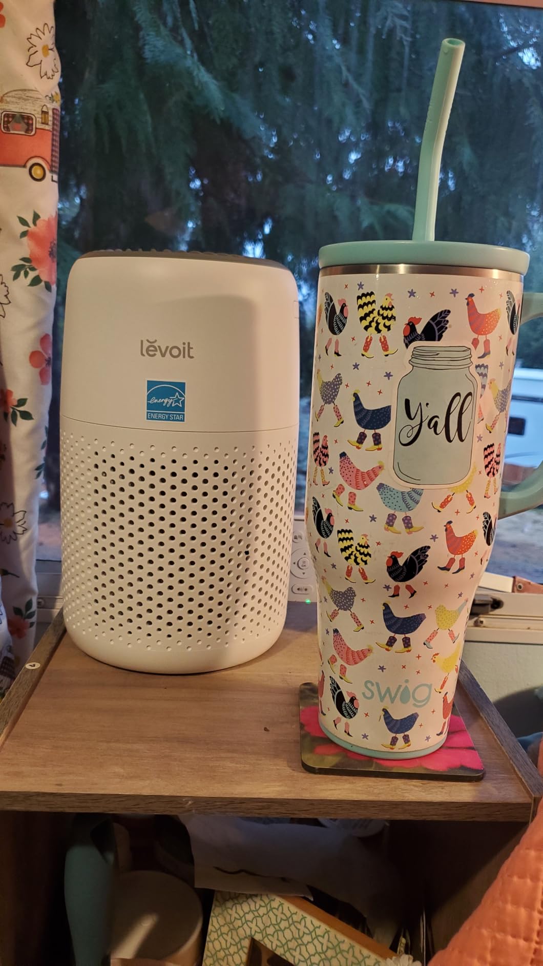 LEVOIT Air Purifiers for Bedroom Home Dorm, AHAM Verified, 3-in-1 Filter Cleaner With Aroma Pad, Filters Smoke, Allergens, Pet Dander, Odor, Dust, Office, Desktop, Core Mini-P, White Customer Review LEVOIT Air Purifiers for Bedroom Home Dorm, AHAM Verified, 3-in-1 Filter Cleaner With Aroma Pad, Filters Smoke, Allergens, Pet Dander, Odor, Dust, Office, Desktop, Core Mini-P, White - Customer Photo 1
