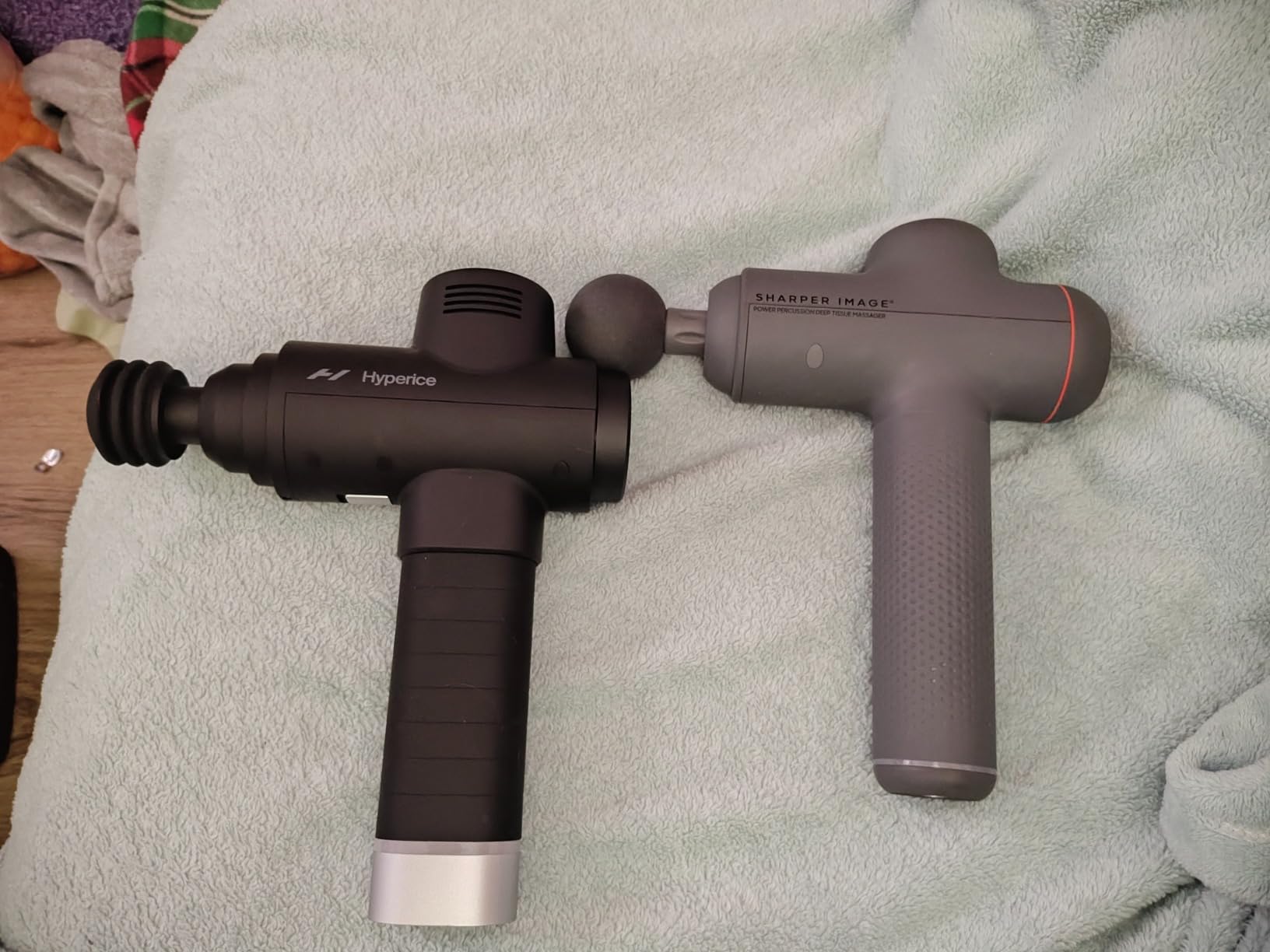 Hyperice Hypervolt 2 Pro - Featuring Quiet Glide Technology - Handheld Percussion Massage Gun - 5 Speeds, 5 Interchangeable Heads - Helps Relieve Sore Muscles and Stiffness Customer Review Hyperice Hypervolt 2 Pro - Featuring Quiet Glide Technology - Handheld Percussion Massage Gun - 5 Speeds, 5 Interchangeable Heads - Helps Relieve Sore Muscles and Stiffness - Customer Photo 2