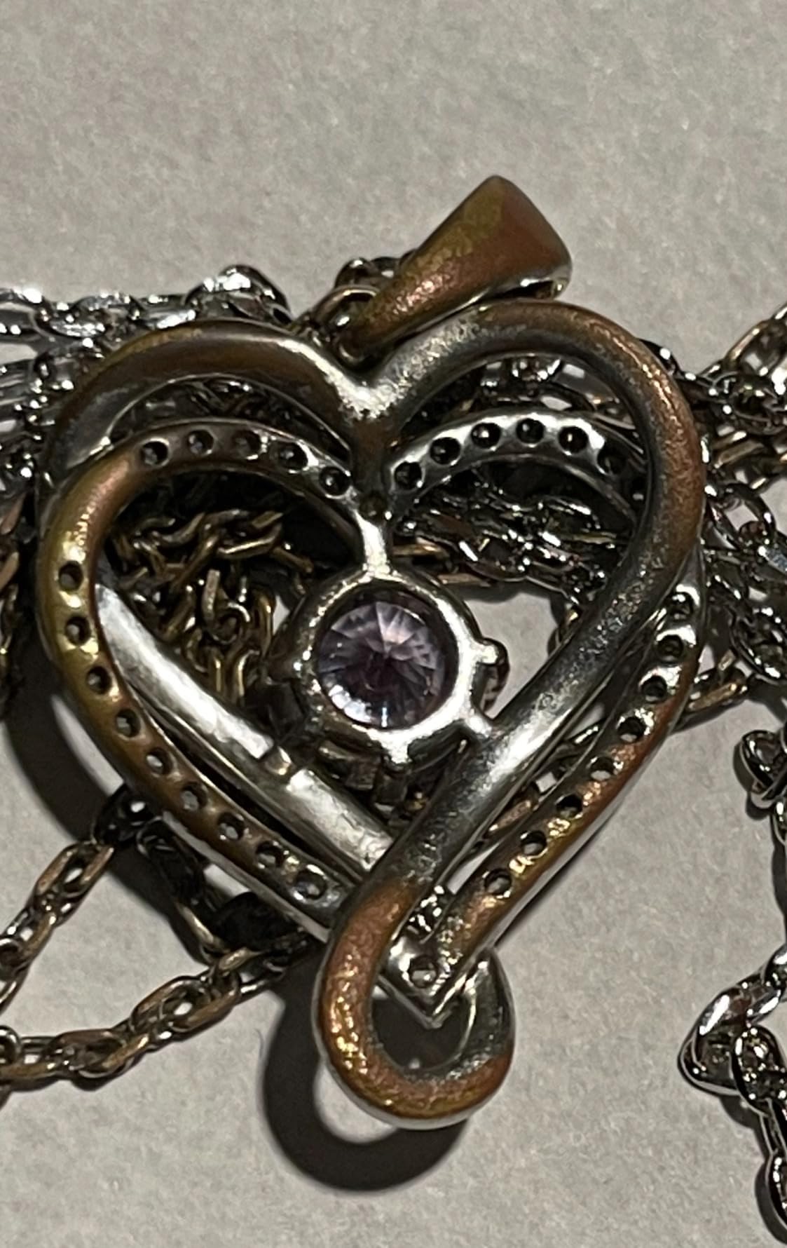 Jewelry for Women Wife Infinity Heart Birthstone I Love You Necklace S925 Anniversary Women Necklaces for Her Wife Birthday Gift Ideas, Birthday Present for Girlfriend Mom Daughter Sterling Silver - Customer Photo 2