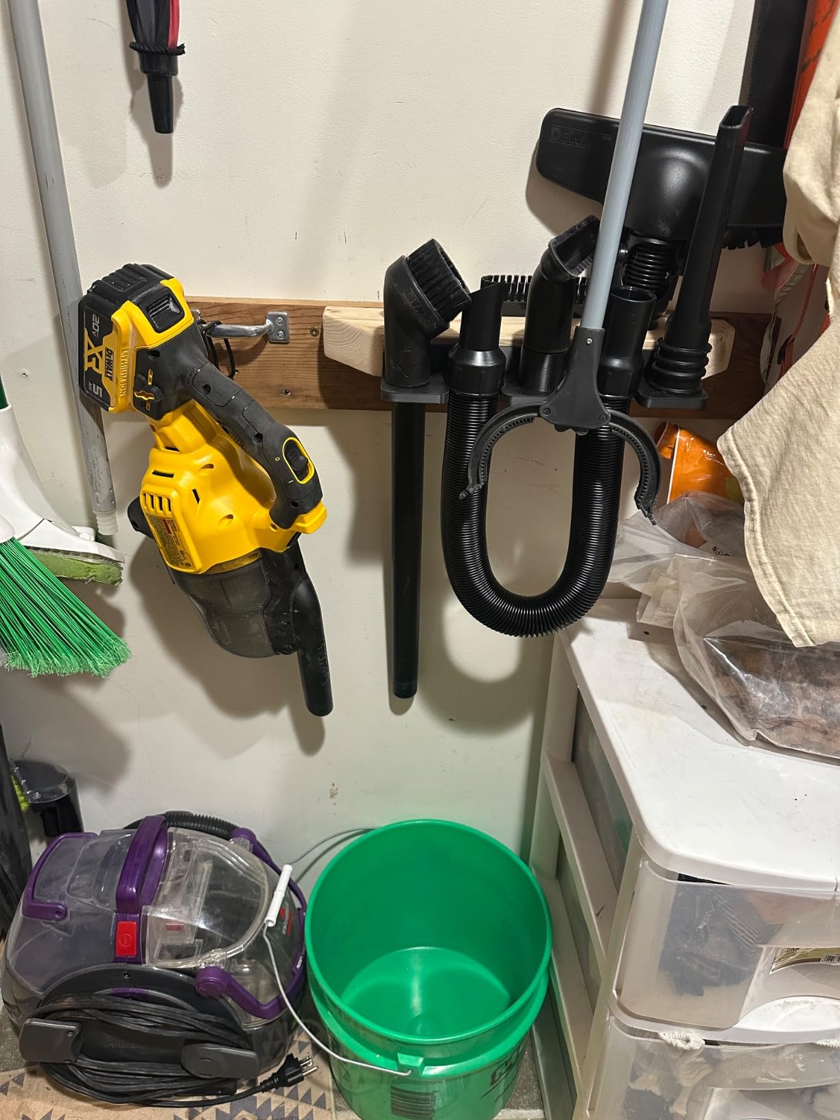 DEWALT 20V Handheld Vacuum Cordless, Car Vacuum with HEPA Filter, 6 Attachments and LED Light, High Performance Dry Only Small Shop Vac, Battery Not Included (DCV501HB) - Customer Photo 2