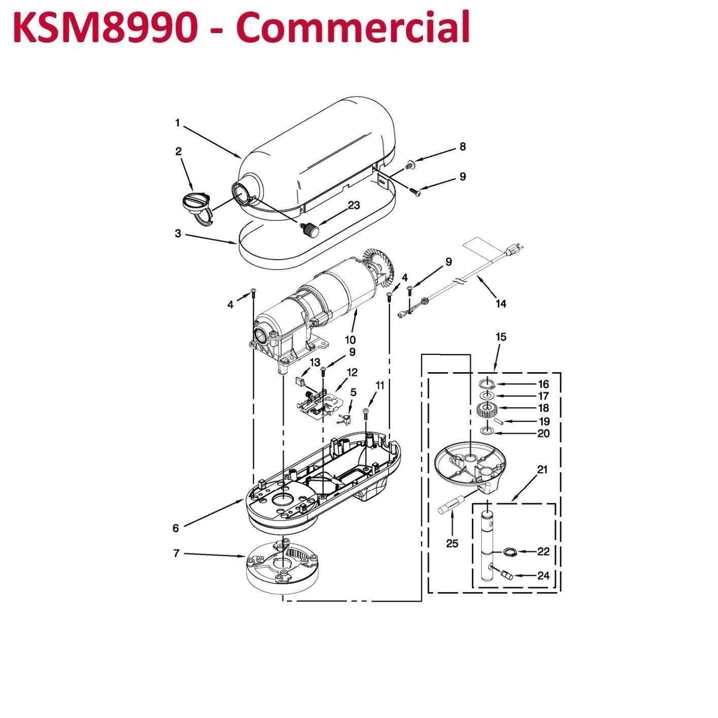 KitchenAid KSM8990CU 8-Quart Commercial Countertop Mixer, 10-Speed, Gear-Driven Customer Review KitchenAid KSM8990CU 8-Quart Commercial Countertop Mixer, 10-Speed, Gear-Driven - Customer Photo 1