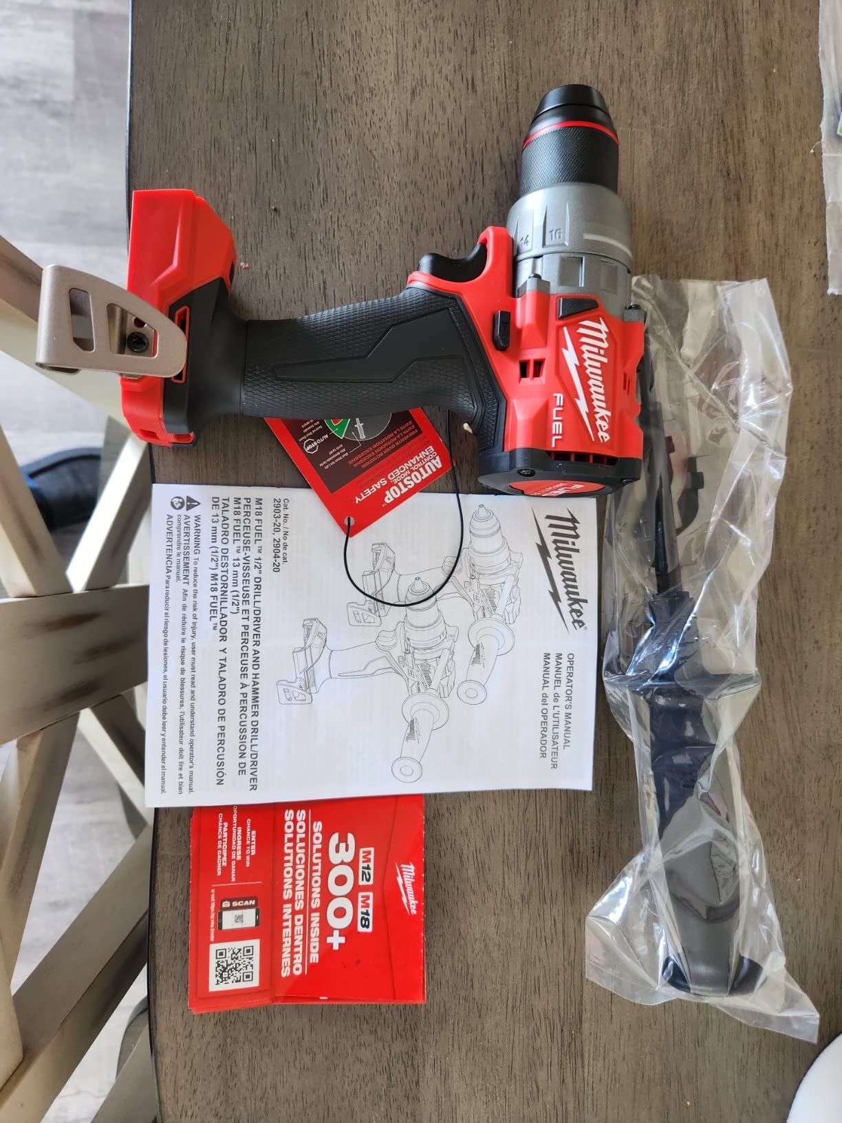 Milwaukee 2903-20 M18 FUEL 18V Lithium-Ion Brushless Cordless 1/2 in. Drill/Driver (Tool-Only) Customer Review Milwaukee 2903-20 M18 FUEL 18V Lithium-Ion Brushless Cordless 1/2 in. Drill/Driver (Tool-Only) - Customer Photo 1