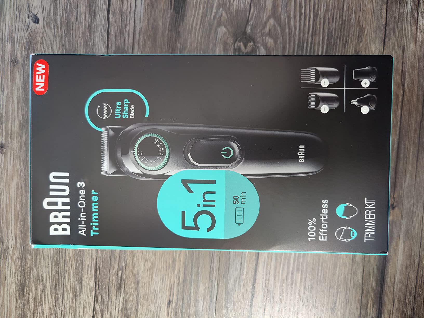 Braun All-In-One Style Kit Series 3 3450, 5-in-1 Trimmer for Men with Beard Trimmer, Ear & Nose Trimmer, Hair Clippers & More, Ultra-Sharp Blade, 40 Length Settings and Washable - Customer Photo 2