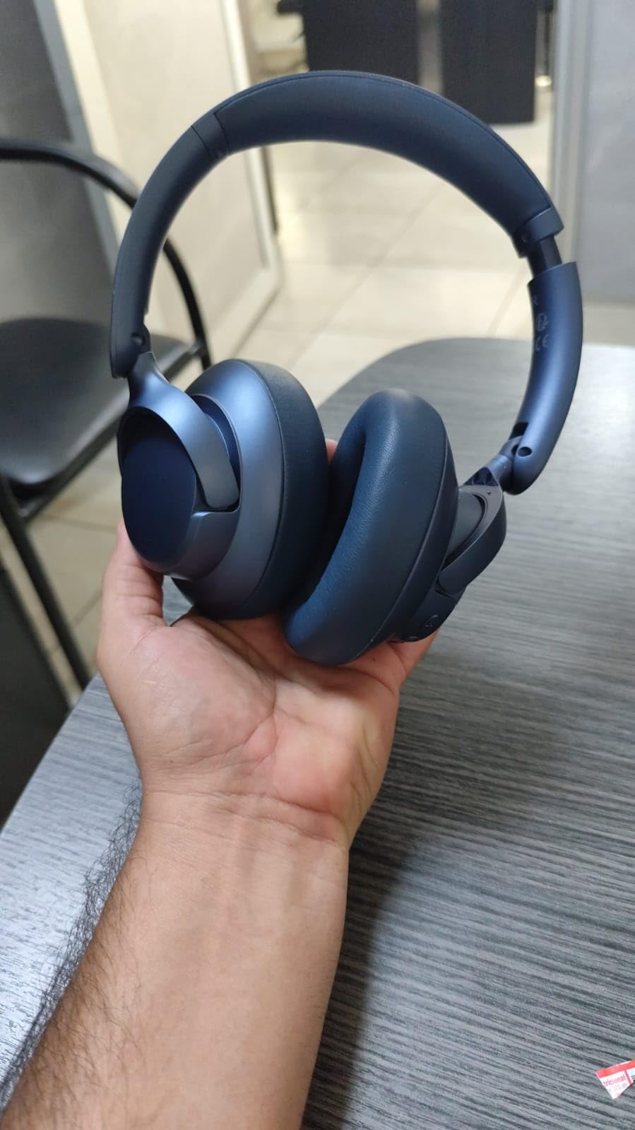 BERIBES Upgraded Hybrid Active Noise Cancelling Headphones with Transparent Modes,70H Playtime Bluetooth Headphones Wireless Bluetooth with Mic, Deep Bass,3.5MM Cable,Soft-Earpads,Fast Charging-Black - Customer Photo 2