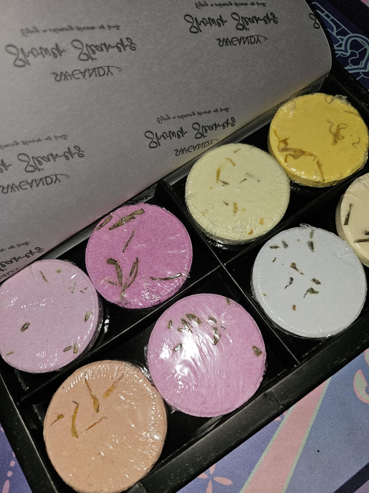 Shower Steamers Aromatherapy Birthday Gifts for Women - SWCANDY 8 Pcs Valentines Day Decorations, Her Mom Adults Men Him Teen Self Care with Natural Essential Oils Relaxation Home SPA Travel Holidays - Customer Photo 1
