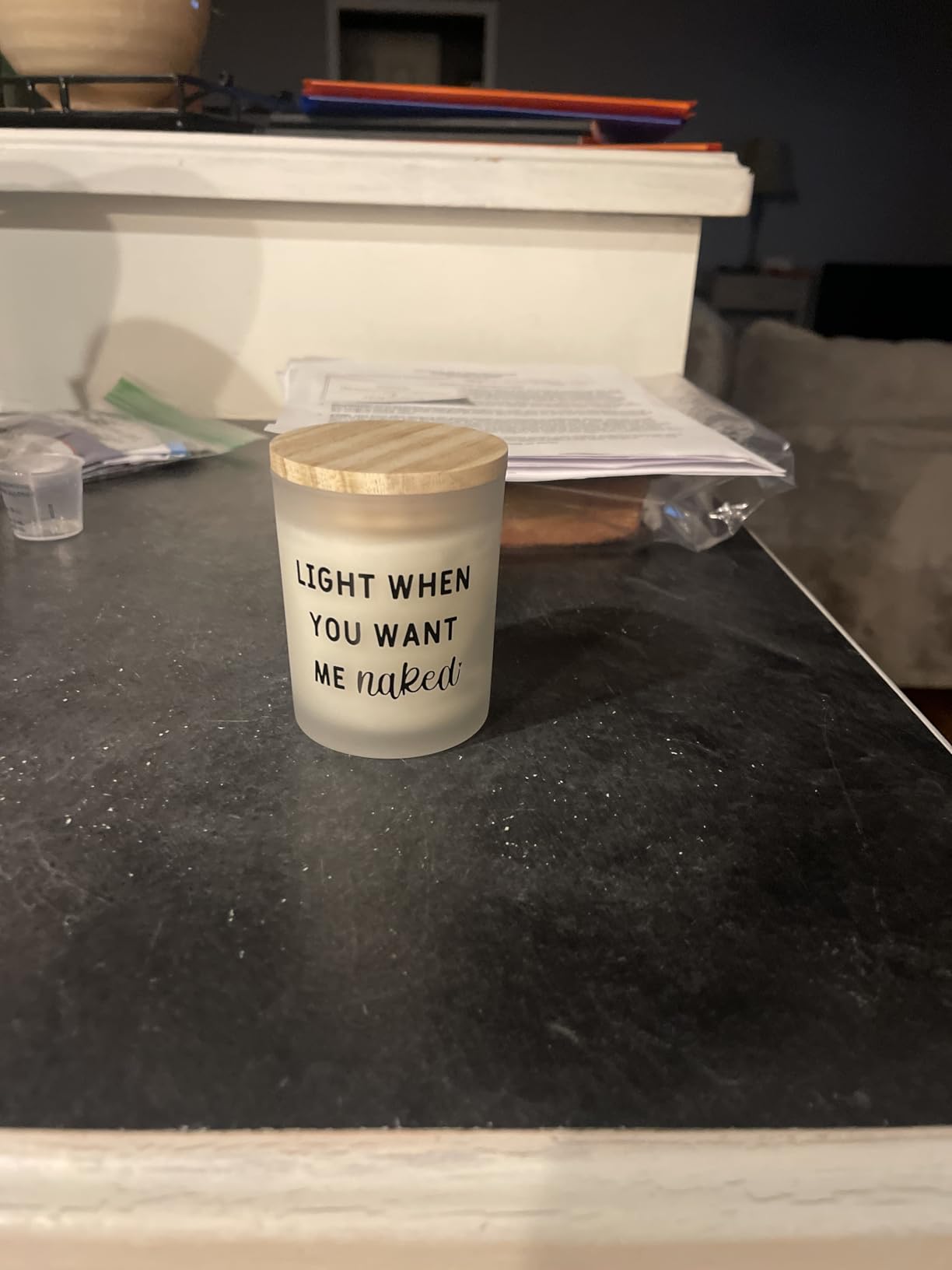 Valentines Day Gifts for Him Boyfriend Husband Men Couples Gift Ideas, I Love You Gift for Him, Naughty Anniversary Birthday Gifts for Boyfriend, Funny Romantic Present for Husband Men, Candles - Customer Photo 3