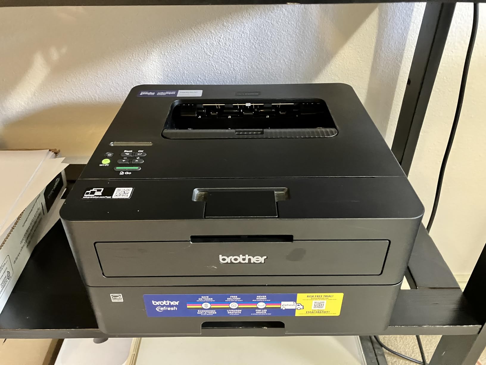 Brother HL-L2460DW Wireless Compact Monochrome Laser Printer with Duplex, Mobile Printing, Black & White Output | Includes Refresh Subscription Trial(1), Works with Alexa Customer Review Brother HL-L2460DW Wireless Compact Monochrome Laser Printer with Duplex, Mobile Printing, Black & White Output | Includes Refresh Subscription Trial(1), Works with Alexa - Customer Photo 2
