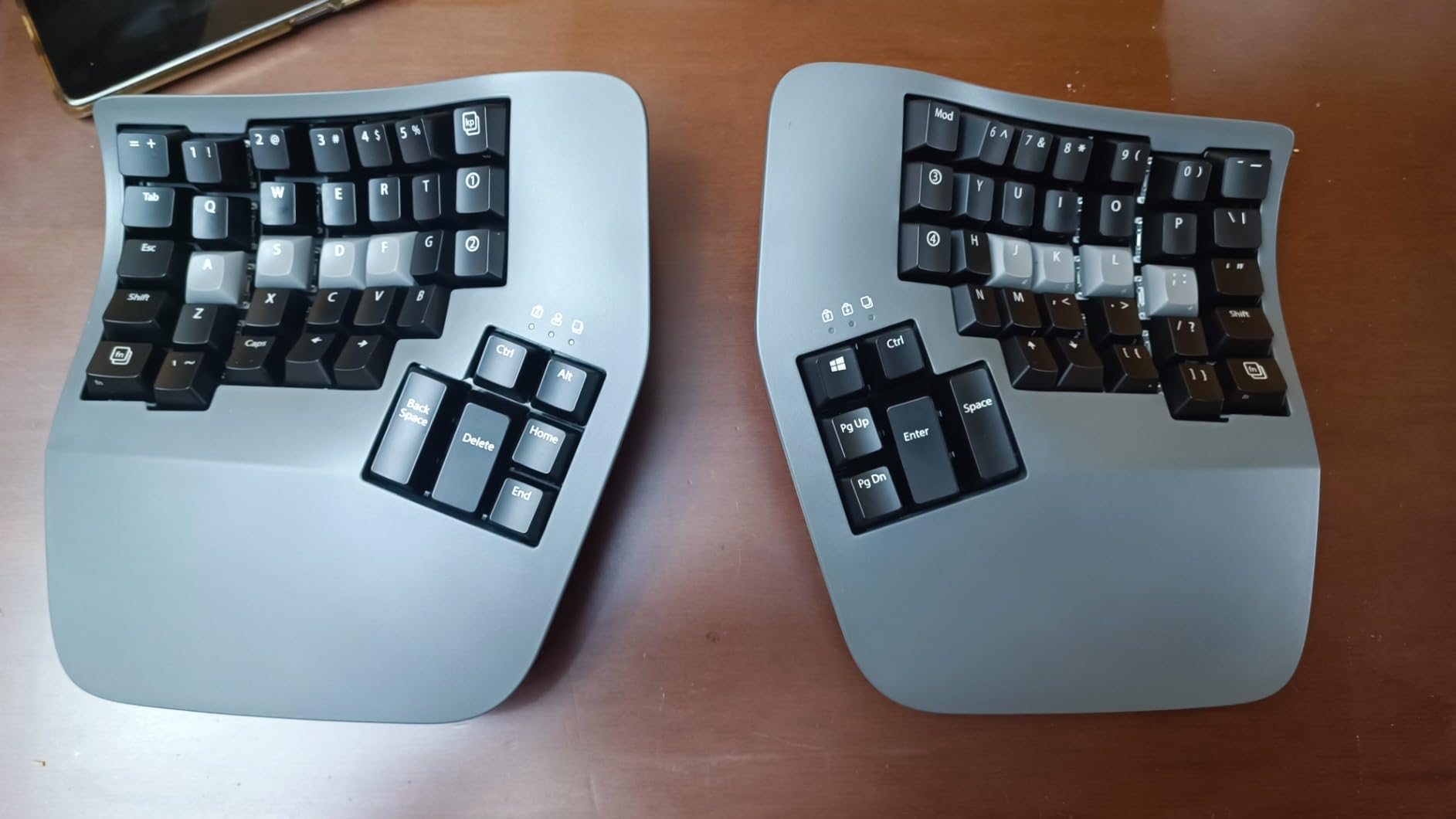 KINESIS Advantage360 Professional Split Ergonomic Keyboard - Bluetooth | Quiet Mechanical Switches | Fully Programmable Open Source | Contoured Shape | Adjustable Tenting | Backlit Customer Review KINESIS Advantage360 Professional Split Ergonomic Keyboard - Bluetooth | Quiet Mechanical Switches | Fully Programmable Open Source | Contoured Shape | Adjustable Tenting | Backlit - Customer Photo 1