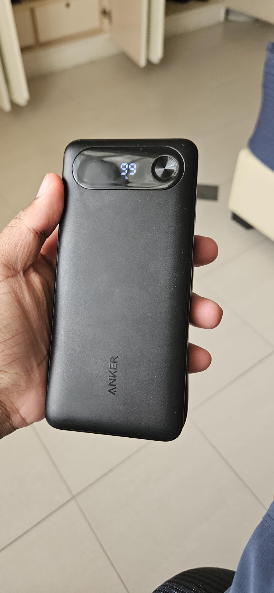 Anker Power Bank, 20,000mAh Travel Essential Portable Charger with Built-in USB-C Cable, 3-Port 87W Max Fast Charging Battery Pack, for MacBook, iPhone 16/15 Series, Samsung, Switch, and More Customer Review Anker Power Bank, 20,000mAh Travel Essential Portable Charger with Built-in USB-C Cable, 3-Port 87W Max Fast Charging Battery Pack, for MacBook, iPhone 16/15 Series, Samsung, Switch, and More - Customer Photo 1