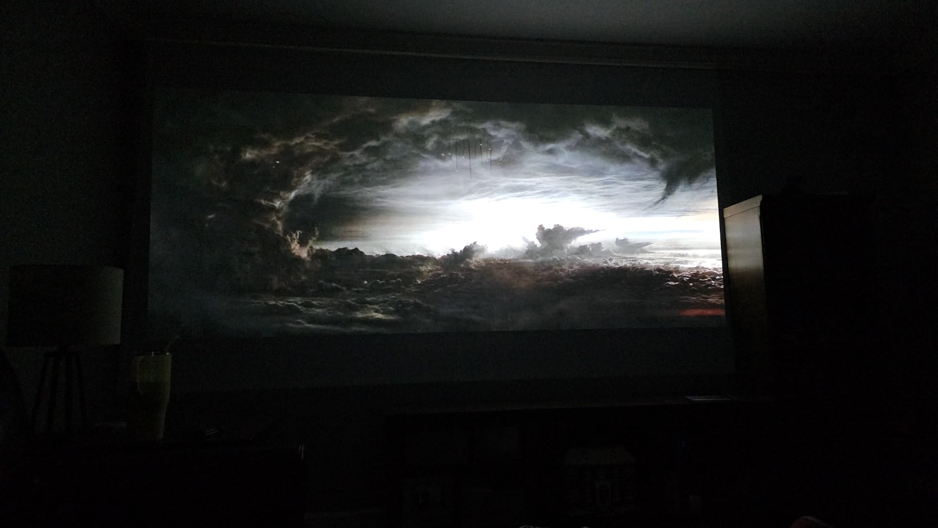 BenQ TK710 4K Laser 3200 Lumens Movie and Gaming Projector with 4ms Response Time | 240Hz Refresh Rate | HDR10 & HLG | ARC/eARC Support | Vertical Lens Shift | 3D Keystone | 1.3x Zoom | HDR Game Modes - Customer Photo 3