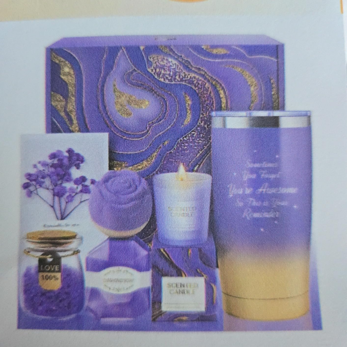 Birthday Gifts for Women, Mom, Wife, Girlfriend, Sister, Bestie - Valentines Day Gift for Her, Self Care Spa Gift Baskets for Women - Customer Photo 1