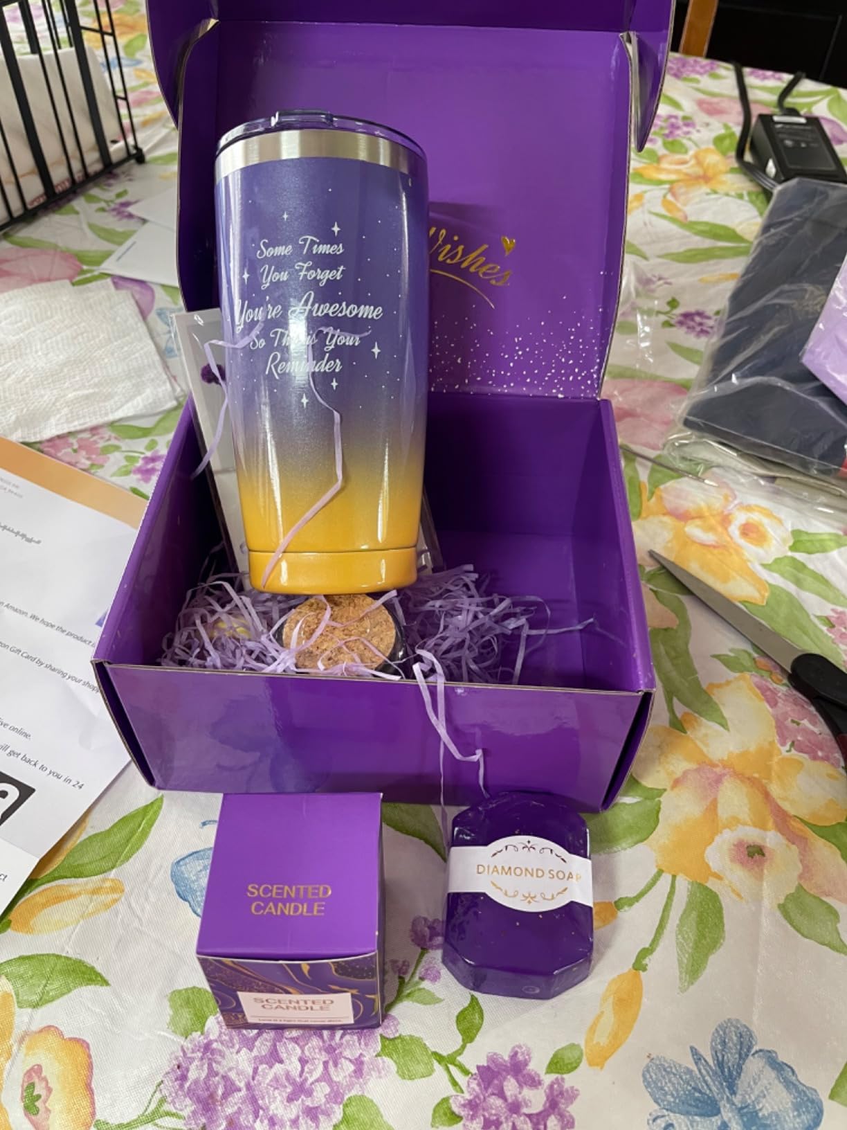 Birthday Gifts for Women, Mom, Wife, Girlfriend, Sister, Bestie - Valentines Day Gift for Her, Self Care Spa Gift Baskets for Women - Customer Photo 3