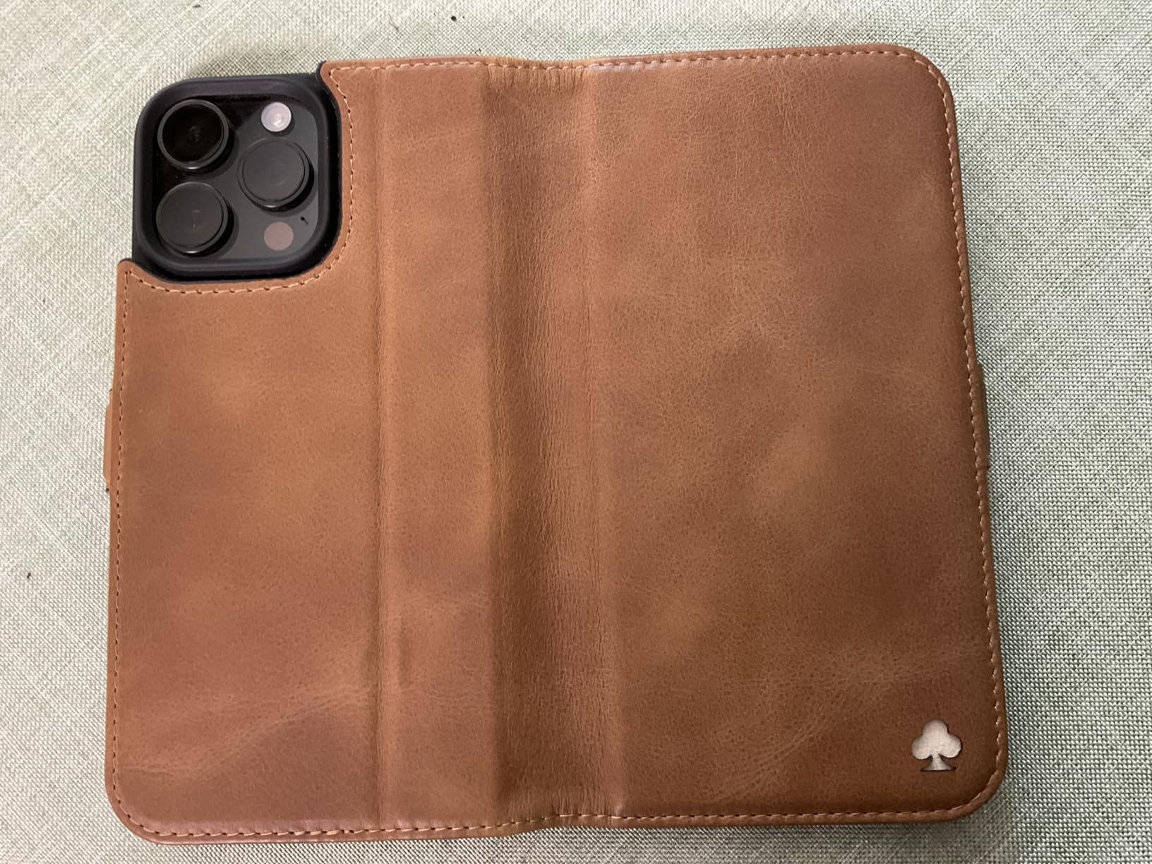 Porter Riley - Leather Case Compatible with iPhone 16. Premium Genuine Leather Stand/Cover/Wallet/Flip Case with Card Slots & Horizontal Stand (Tan) Customer Review Porter Riley - Leather Case Compatible with iPhone 16. Premium Genuine Leather Stand/Cover/Wallet/Flip Case with Card Slots & Horizontal Stand (Tan) - Customer Photo 1