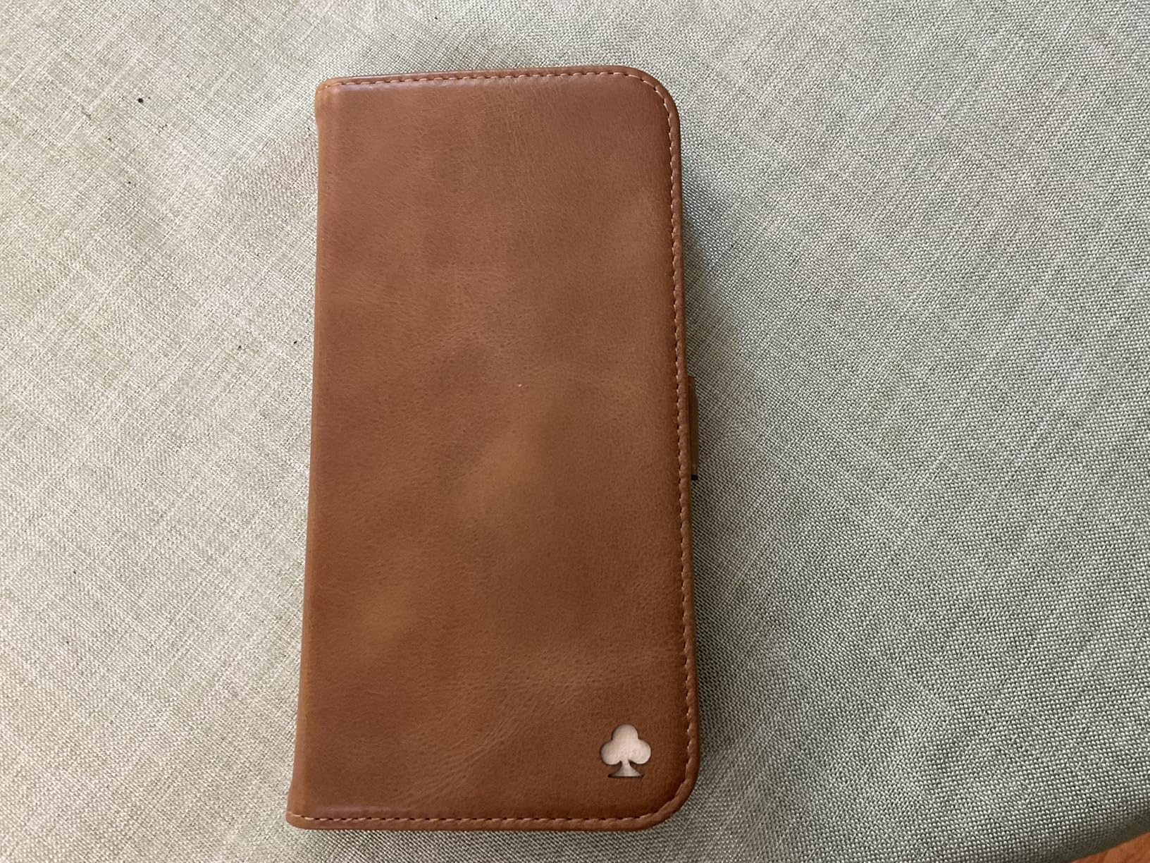 Porter Riley - Leather Case Compatible with iPhone 16. Premium Genuine Leather Stand/Cover/Wallet/Flip Case with Card Slots & Horizontal Stand (Tan) Customer Review Porter Riley - Leather Case Compatible with iPhone 16. Premium Genuine Leather Stand/Cover/Wallet/Flip Case with Card Slots & Horizontal Stand (Tan) - Customer Photo 2