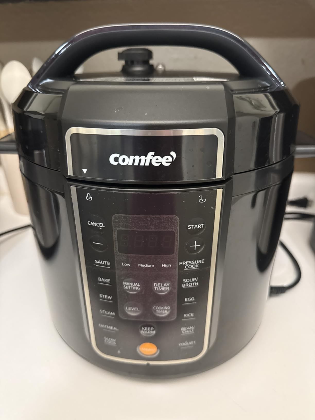 COMFEE' 9-in-1 Electric Pressure Cooker, 14 Presets Instant Multi Cooker Olla de Presion Non-Stick Pot Yogurt Maker Rice Cooker Slow Cooker Sauté Steamer 6 Quarts Black Customer Review COMFEE' 9-in-1 Electric Pressure Cooker, 14 Presets Instant Multi Cooker Olla de Presion Non-Stick Pot Yogurt Maker Rice Cooker Slow Cooker Sauté Steamer 6 Quarts Black - Customer Photo 2