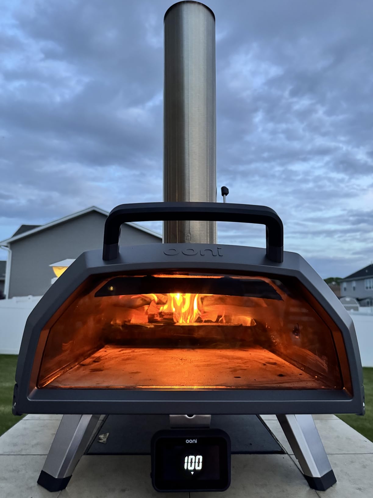 Ooni Karu 2 Pro Multi-Fuel Pizza Oven - Wood and Gas Outdoor Pizza Oven with Pizza Stone & Integrated Thermometer, Pizza Oven Outdoor, Dual Fuel 16 Inch Pizza Maker, Outdoor Cooking Grill Customer Review Ooni Karu 2 Pro Multi-Fuel Pizza Oven - Wood and Gas Outdoor Pizza Oven with Pizza Stone & Integrated Thermometer, Pizza Oven Outdoor, Dual Fuel 16 Inch Pizza Maker, Outdoor Cooking Grill - Customer Photo 5