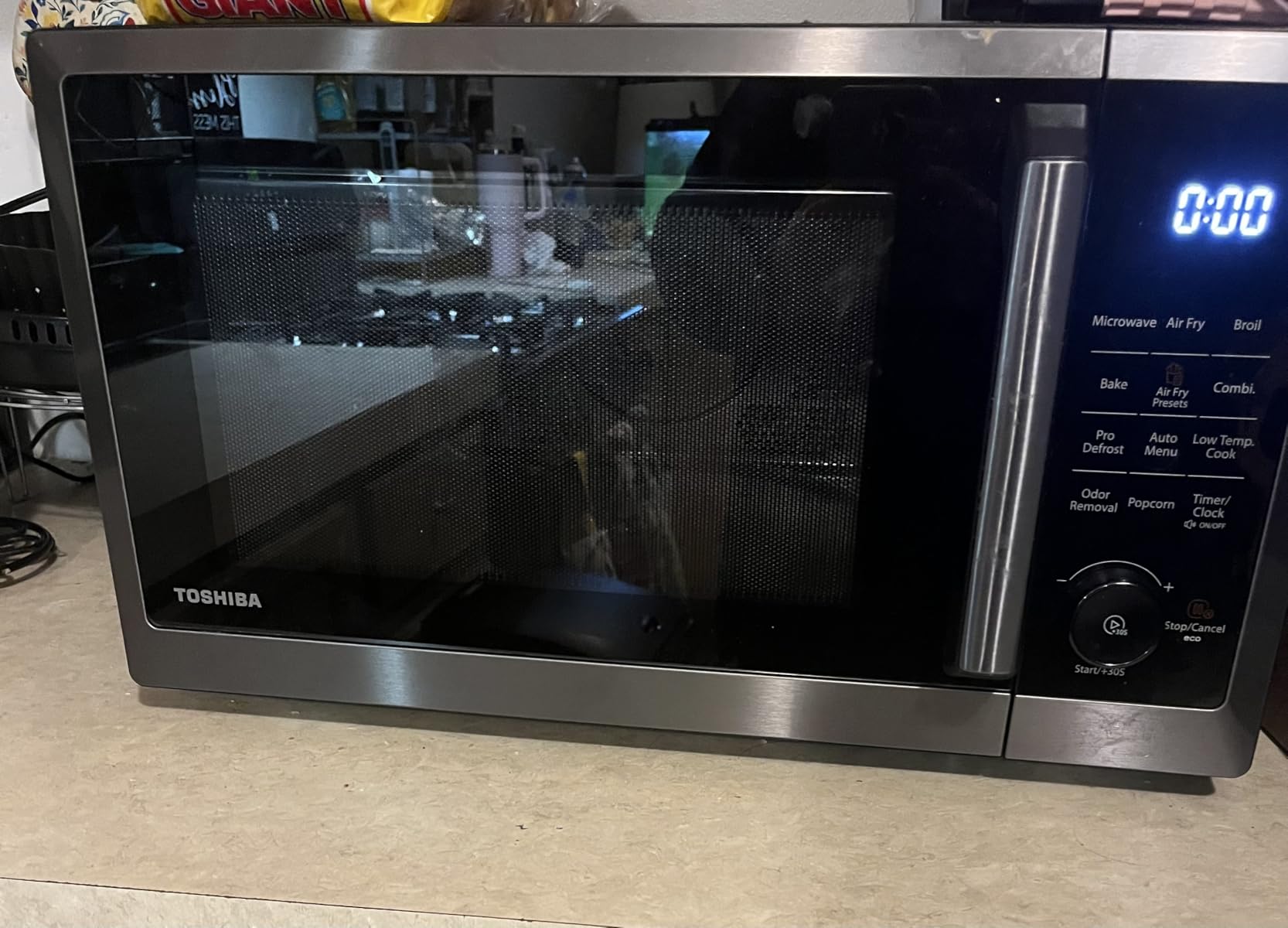 TOSHIBA Air Fryer Combo 8-in-1 Countertop Microwave Oven, with Convection, Broil, Odor Removal Mode, 12.4 TOSHIBA Air Fryer Combo 8-in-1 Countertop Microwave Oven, with Convection, Broil, Odor Removal Mode, 12.4