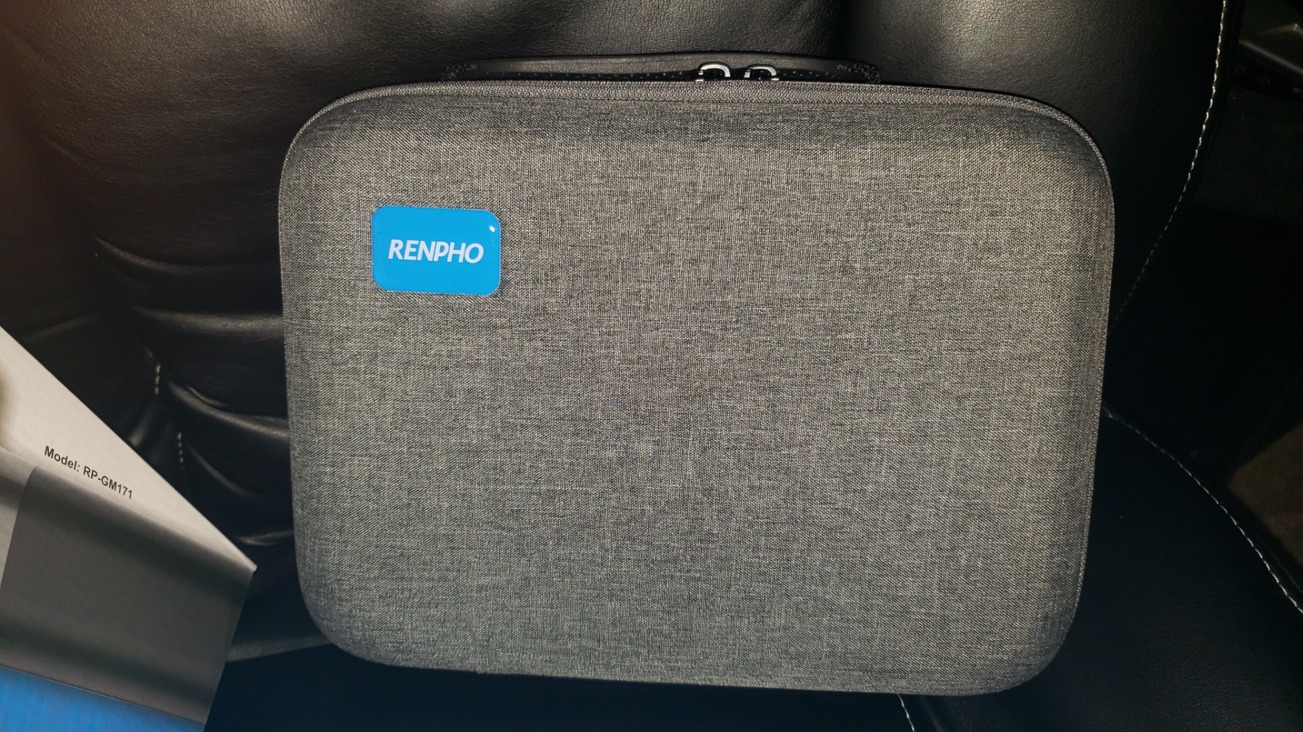 RENPHO Active+ Percussion Massage Gun - 5 Adjustable Speeds for Back, Neck, Muscle Recovery - App Controlled Guided Courses, with Carry Case for Professional Athlete, Gym and Travel Customer Review RENPHO Active+ Percussion Massage Gun - 5 Adjustable Speeds for Back, Neck, Muscle Recovery - App Controlled Guided Courses, with Carry Case for Professional Athlete, Gym and Travel - Customer Photo 2