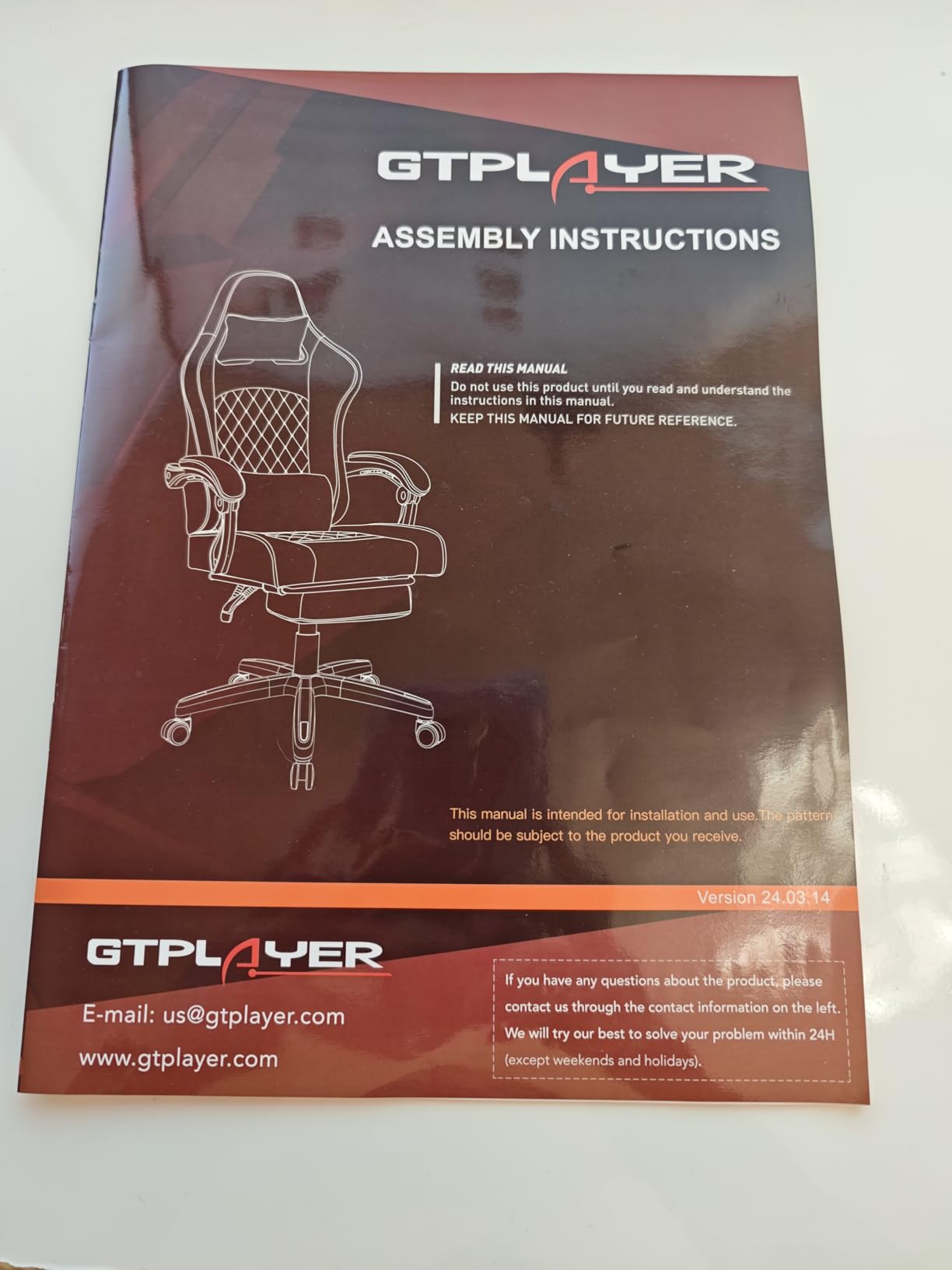 GTPLAYER Gaming Chair, Computer Office Chair with Pocket Spring Cushion, Linkage Armrests and Footrest, High Back Ergonomic Computer Chair with Lumbar Support Task Chair with Footrest(Black) Customer Review GTPLAYER Gaming Chair, Computer Office Chair with Pocket Spring Cushion, Linkage Armrests and Footrest, High Back Ergonomic Computer Chair with Lumbar Support Task Chair with Footrest(Black) - Customer Photo 2