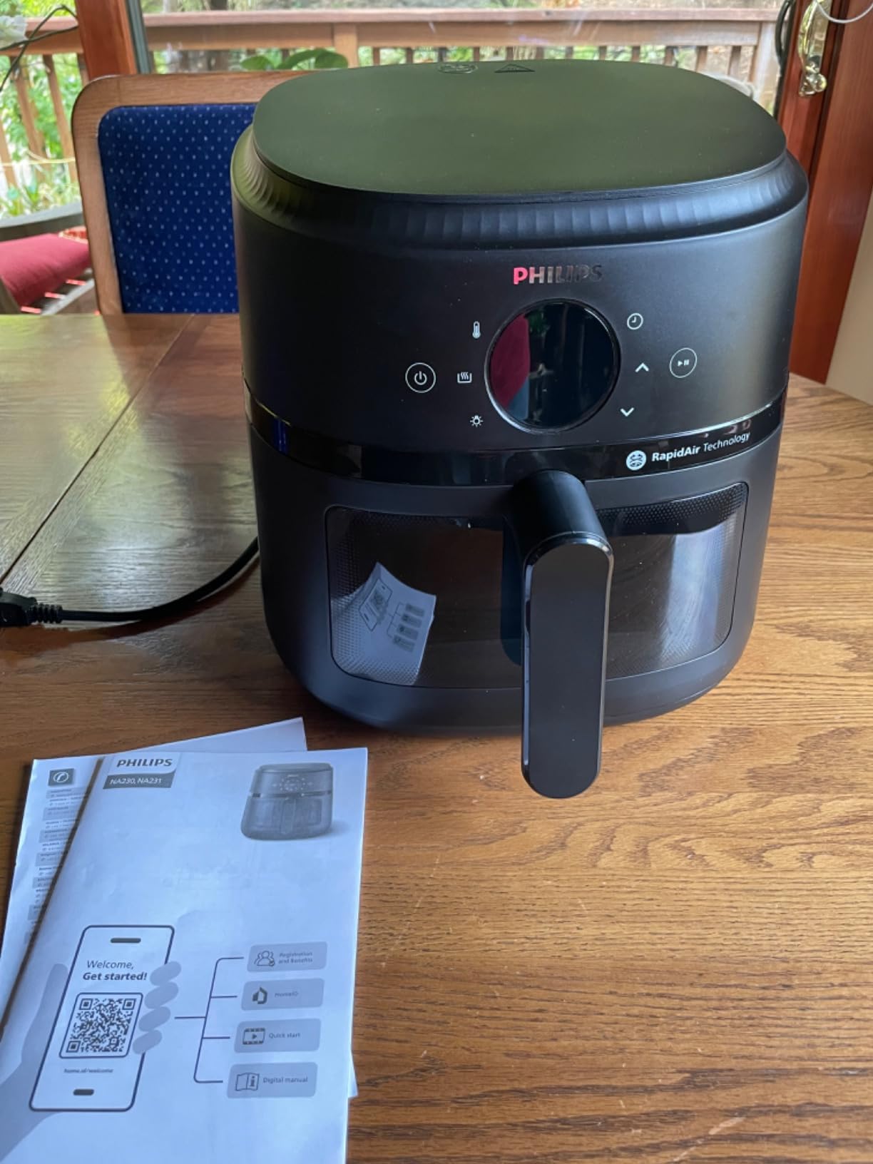 Philips Air Fryer 2000 Series - 13-in-1 functions, 6.6 Quarts, Compact Design with Cooking Window, Black, (NA231/00) Customer Review Philips Air Fryer 2000 Series - 13-in-1 functions, 6.6 Quarts, Compact Design with Cooking Window, Black, (NA231/00) - Customer Photo 5