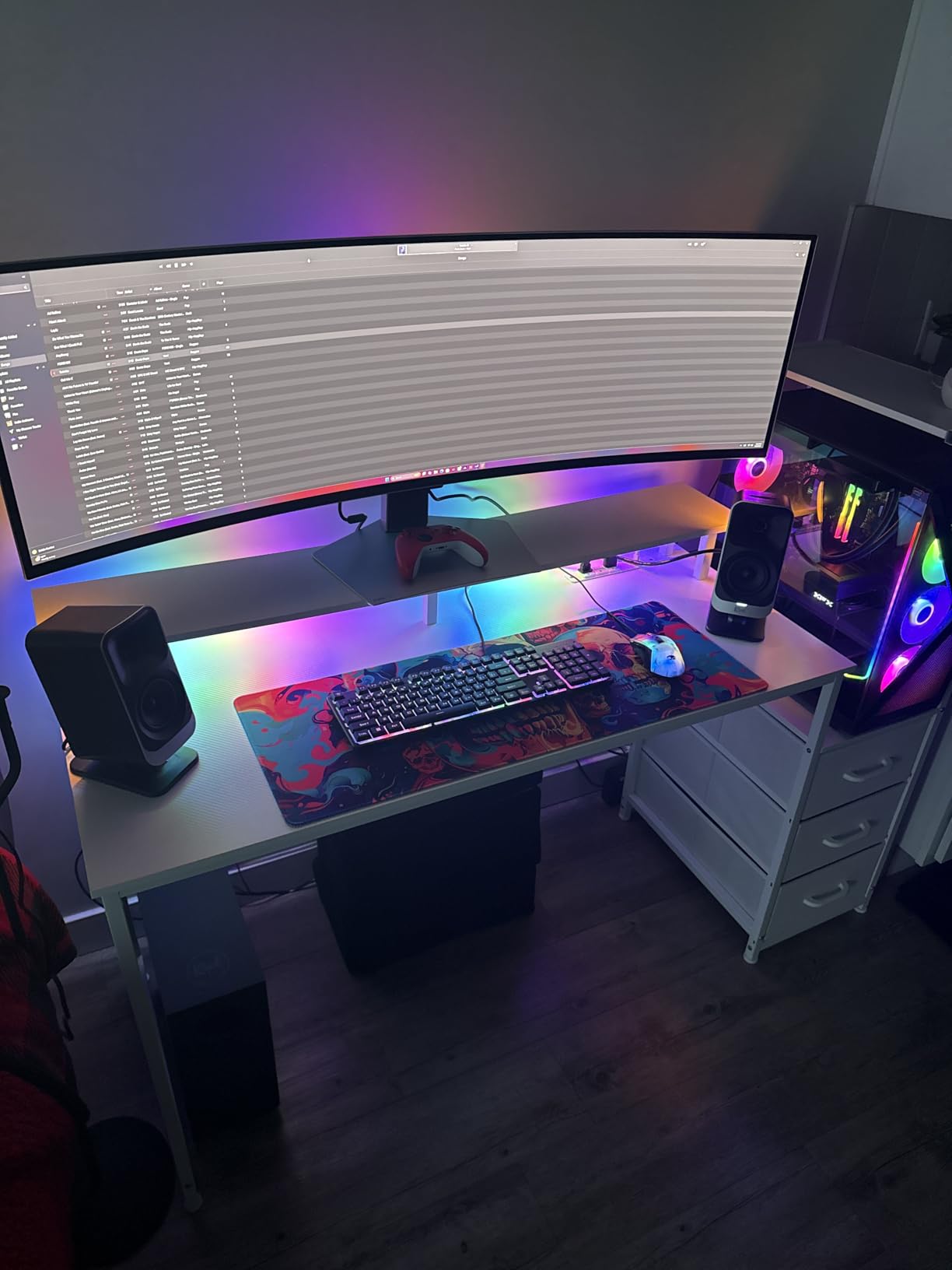 Klipsch ProMedia Lumina 2.1 Computer Gaming System with Subwoofer and RGB Lighting Effects Built-in Customer Review Klipsch ProMedia Lumina 2.1 Computer Gaming System with Subwoofer and RGB Lighting Effects Built-in - Customer Photo 1